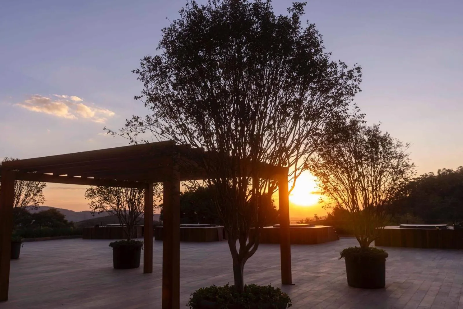 Sunset in Bendito Cacao Family Resort