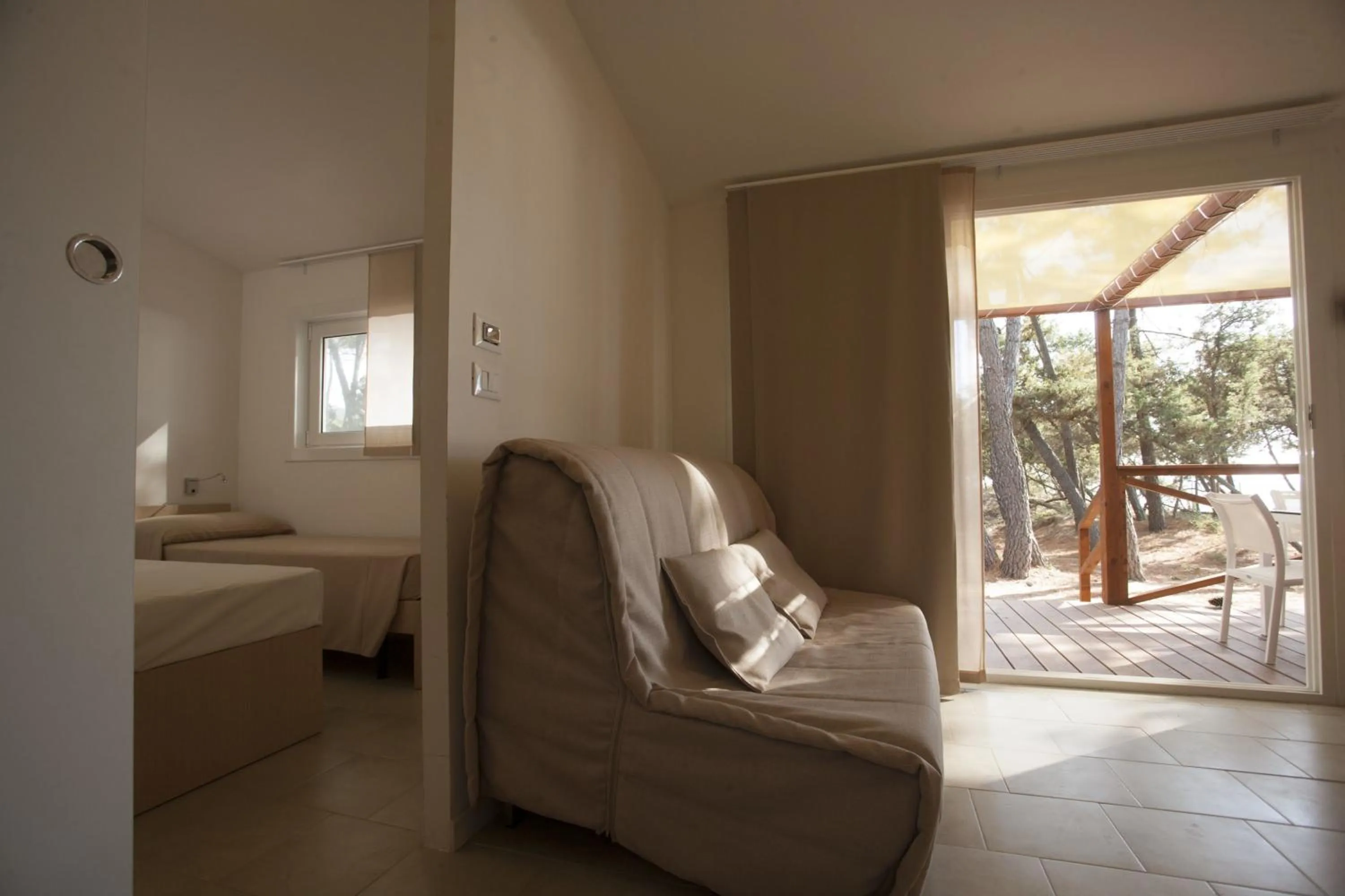 Living room in PuntAla Camp & Resort