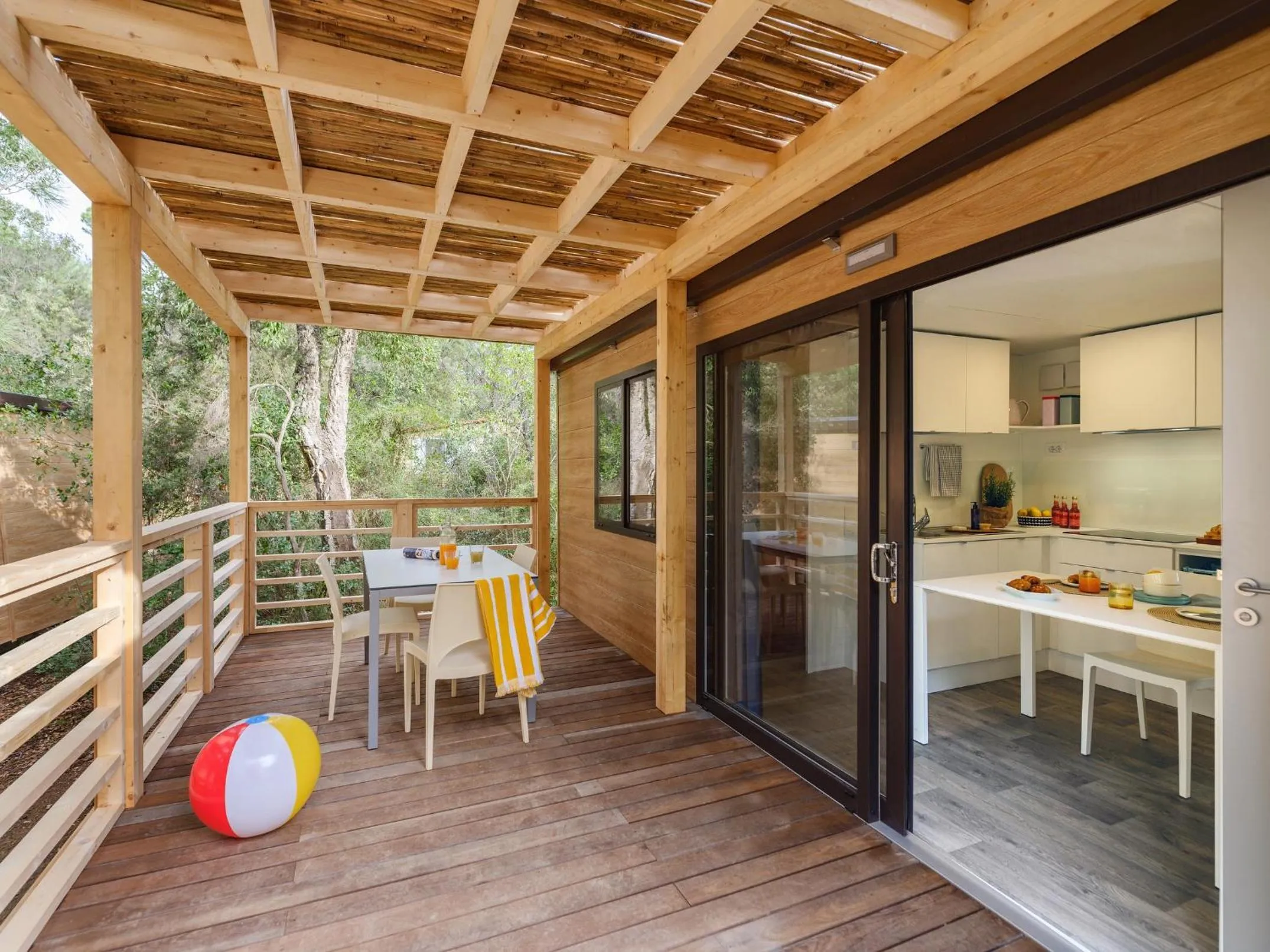 Patio in PuntAla Camp & Resort