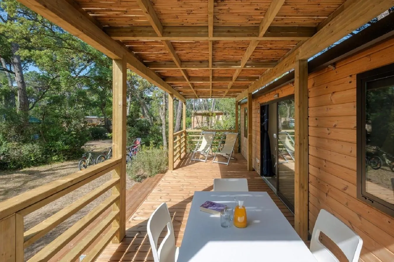 Patio in PuntAla Camp & Resort