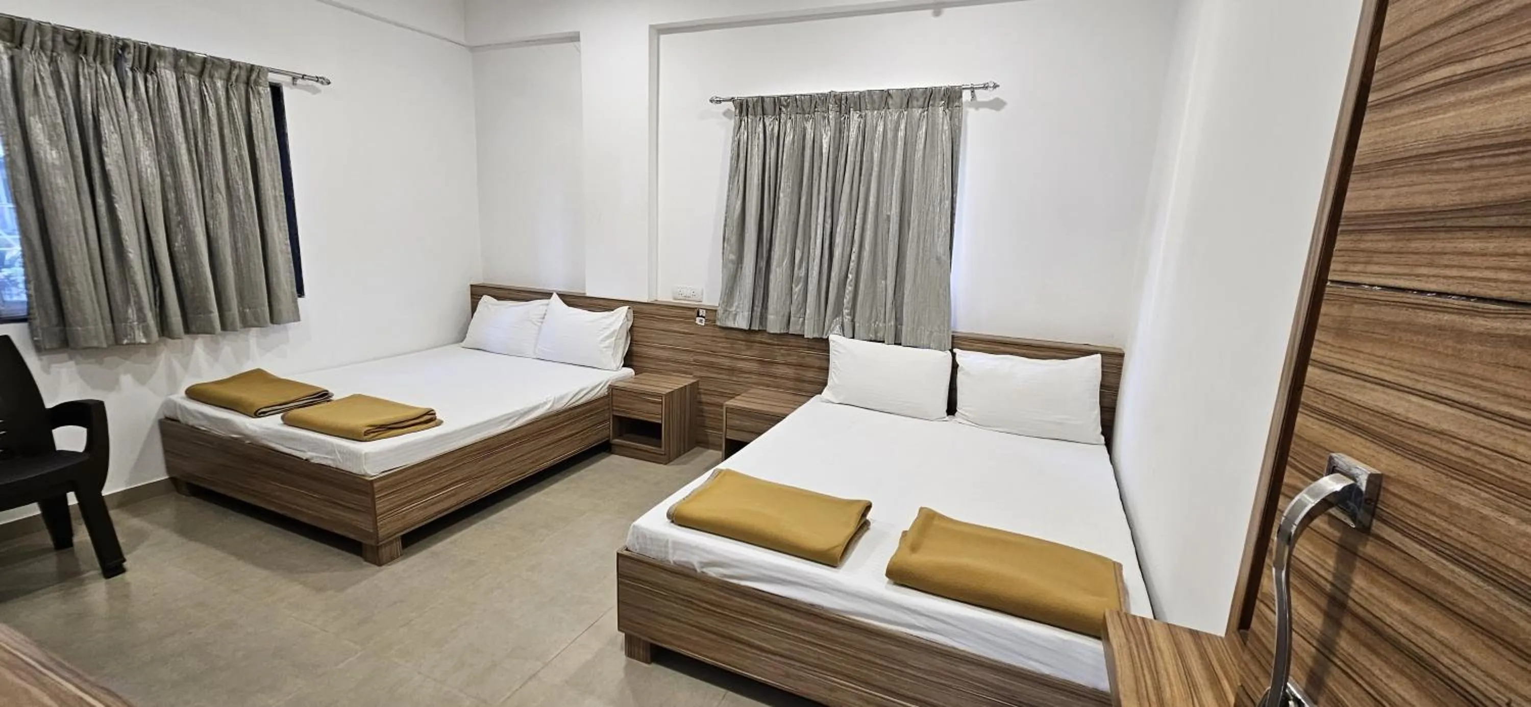 Photo of the whole room, Bed in Hotel Suryaprabha- Near Diveagar Beach