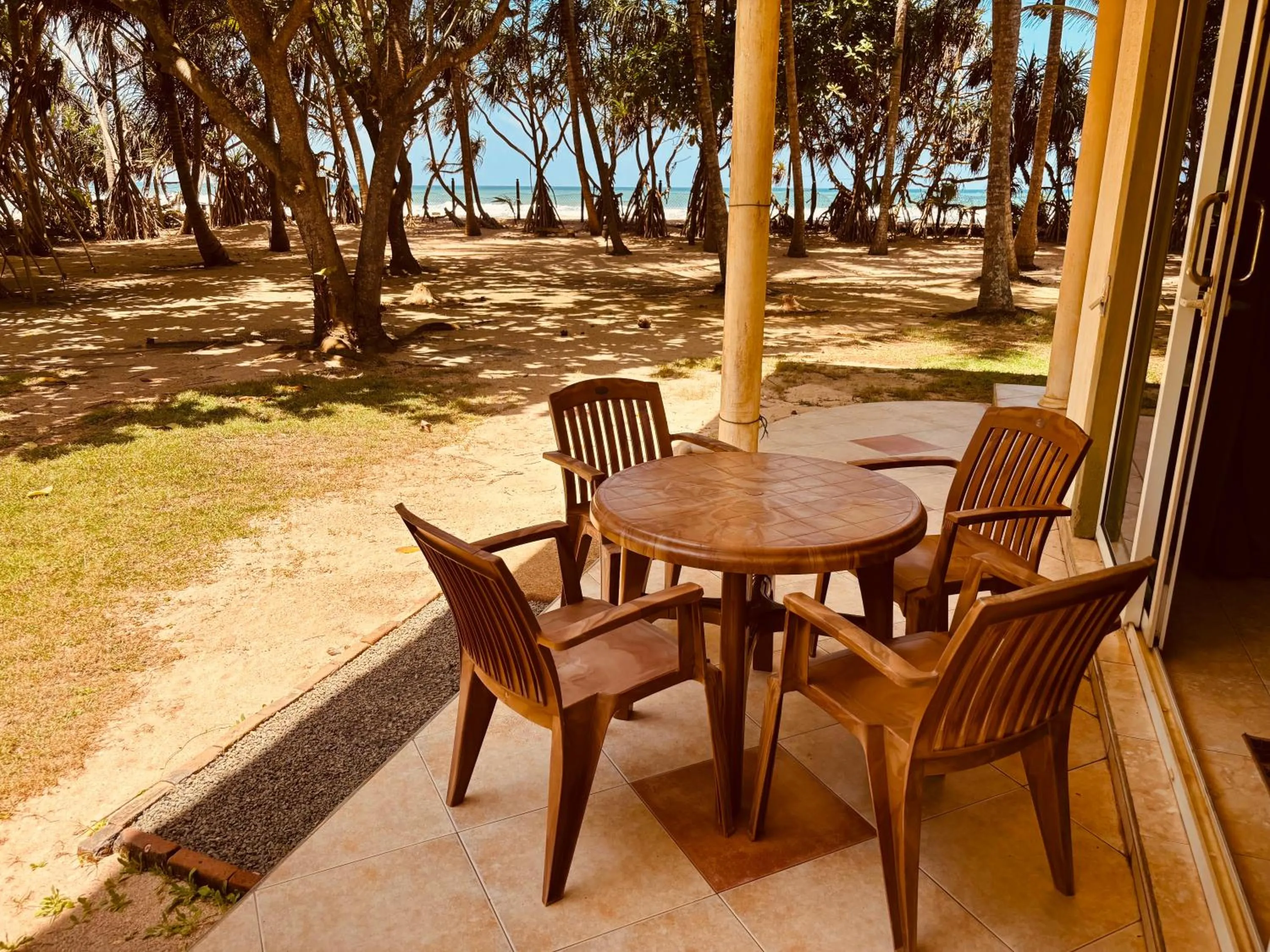 Balcony/Terrace in Raja Beach Hotel