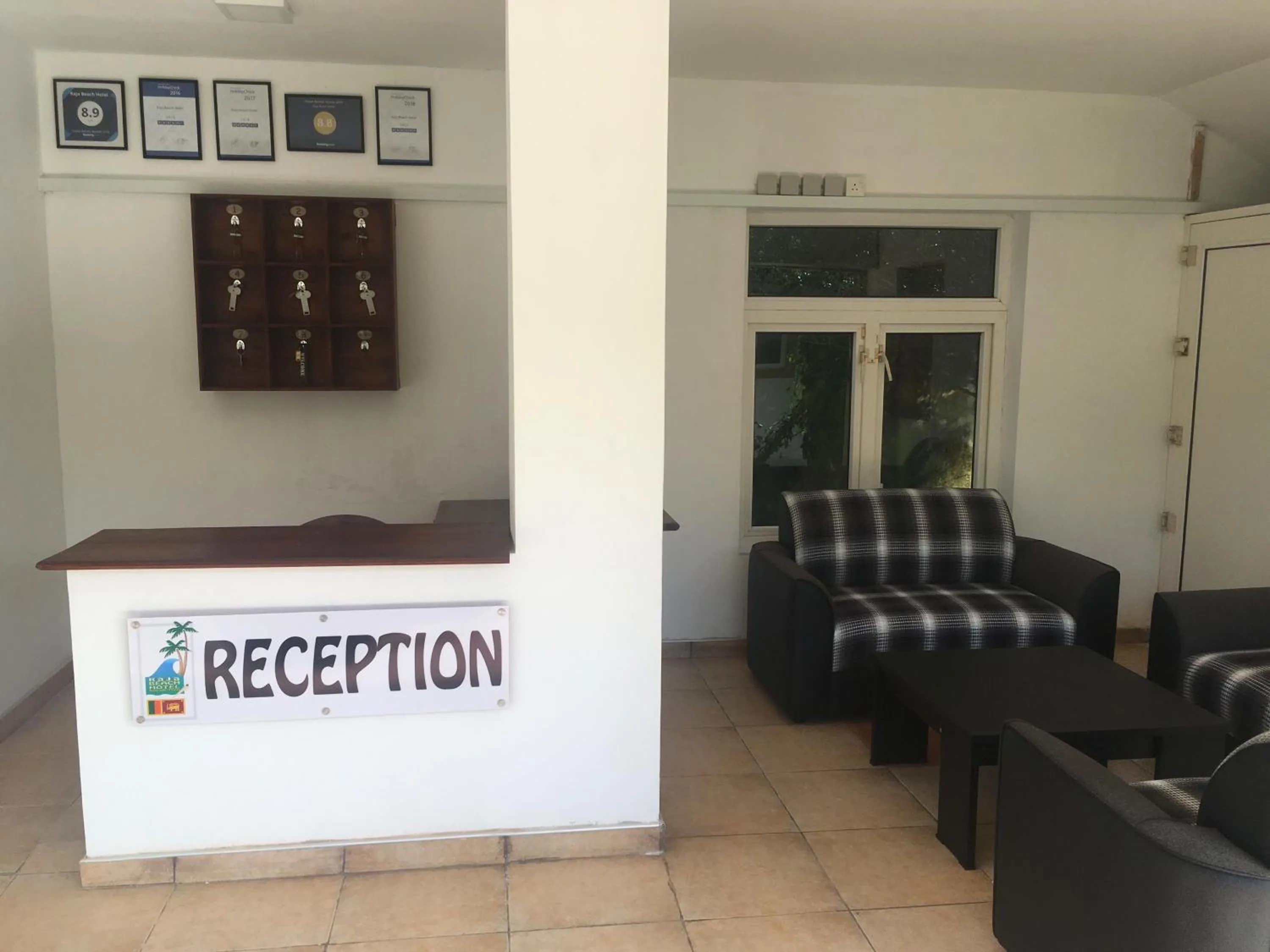 Lobby or reception in Raja Beach Hotel