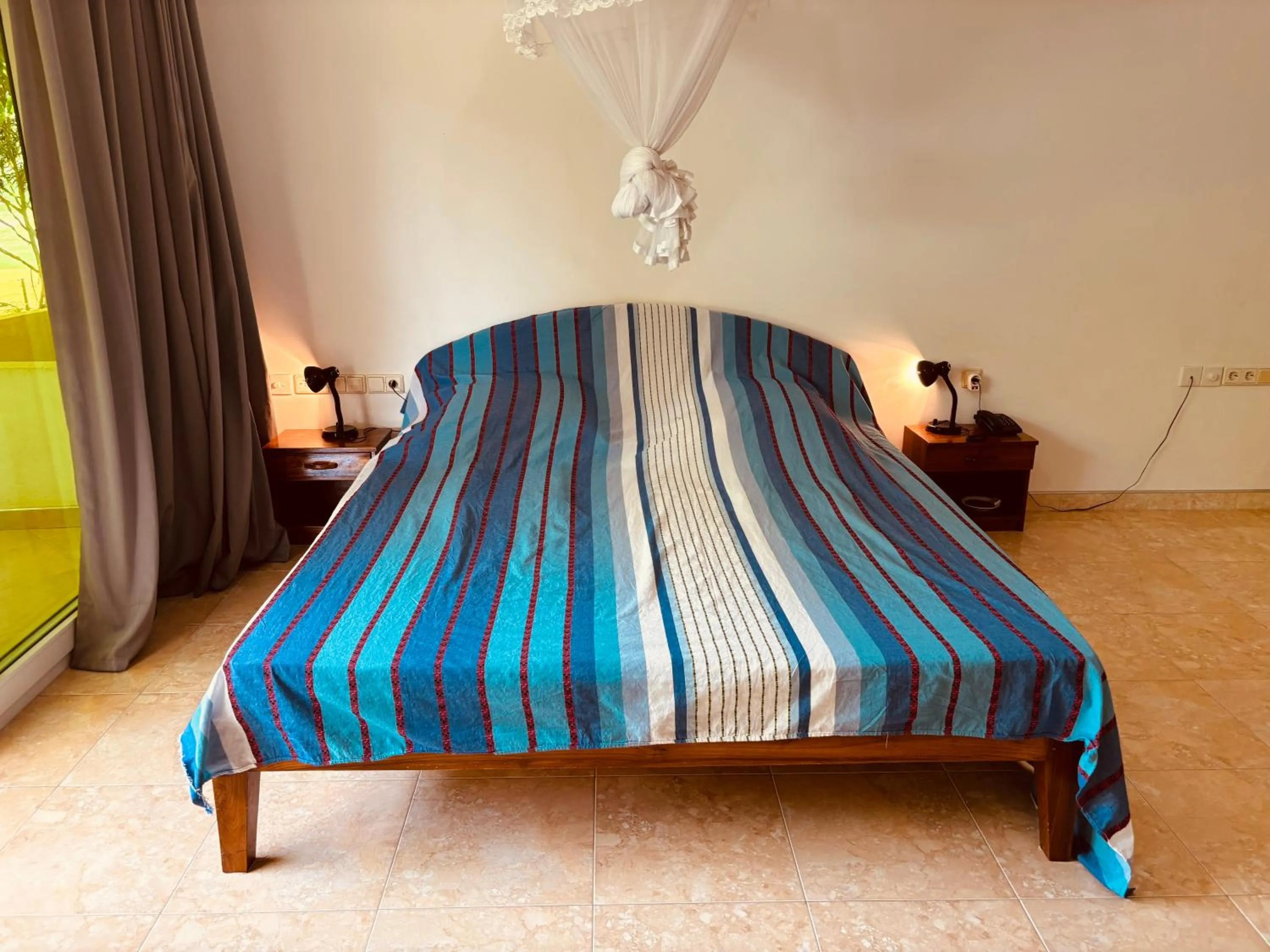 Decorative detail, Bed in Raja Beach Hotel