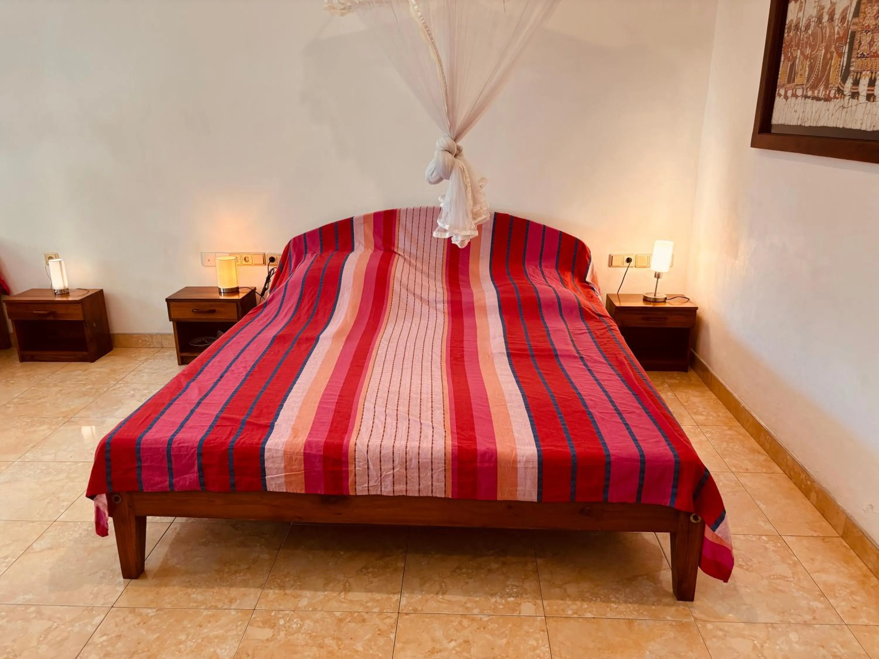 Decorative detail, Bed in Raja Beach Hotel