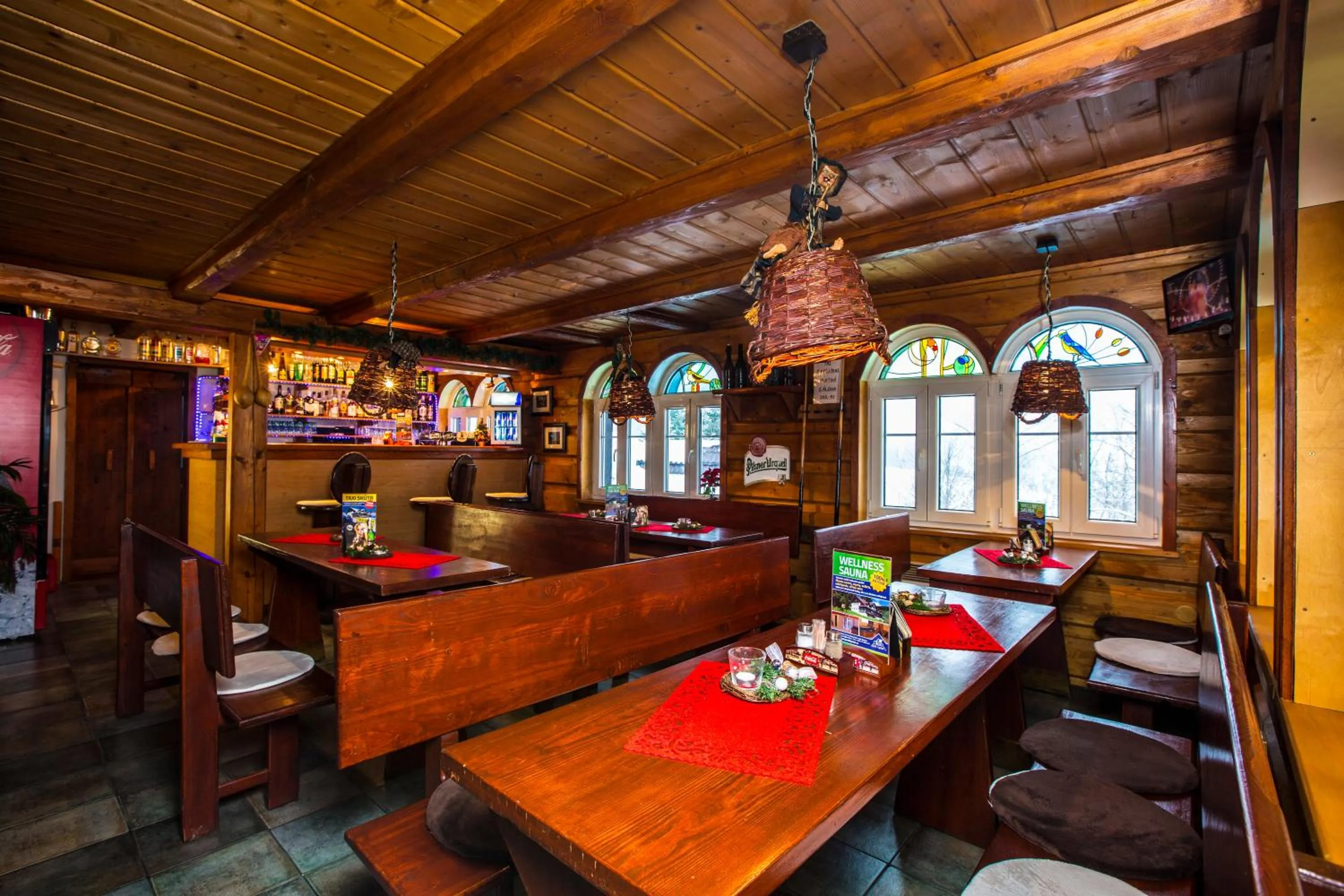 Lounge or bar in Chata Pod lipami