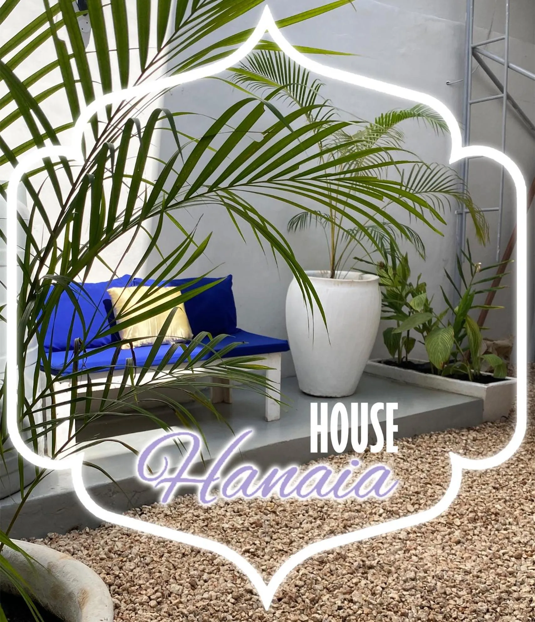 Living room in Hanaia House