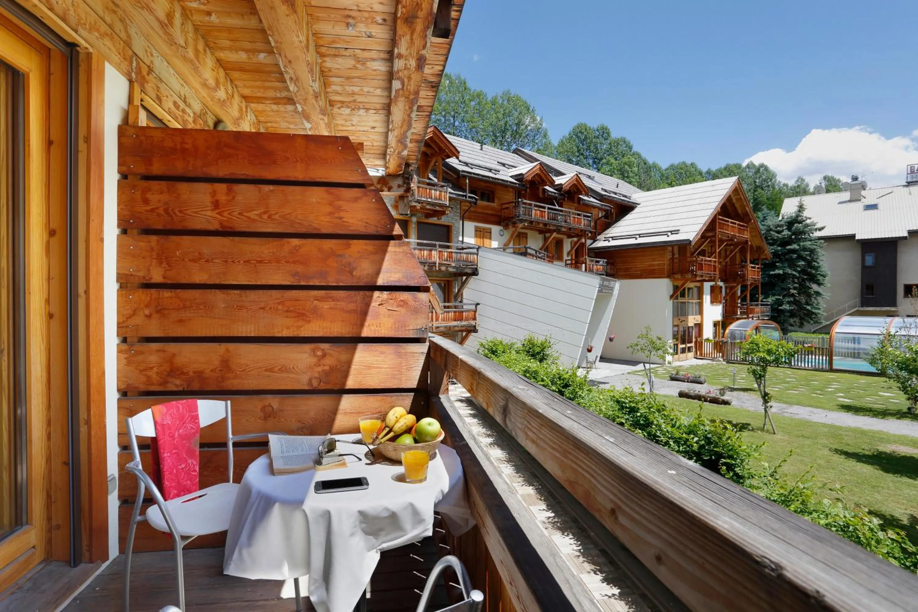 Balcony/Terrace in Résidence Néméa L'Adret