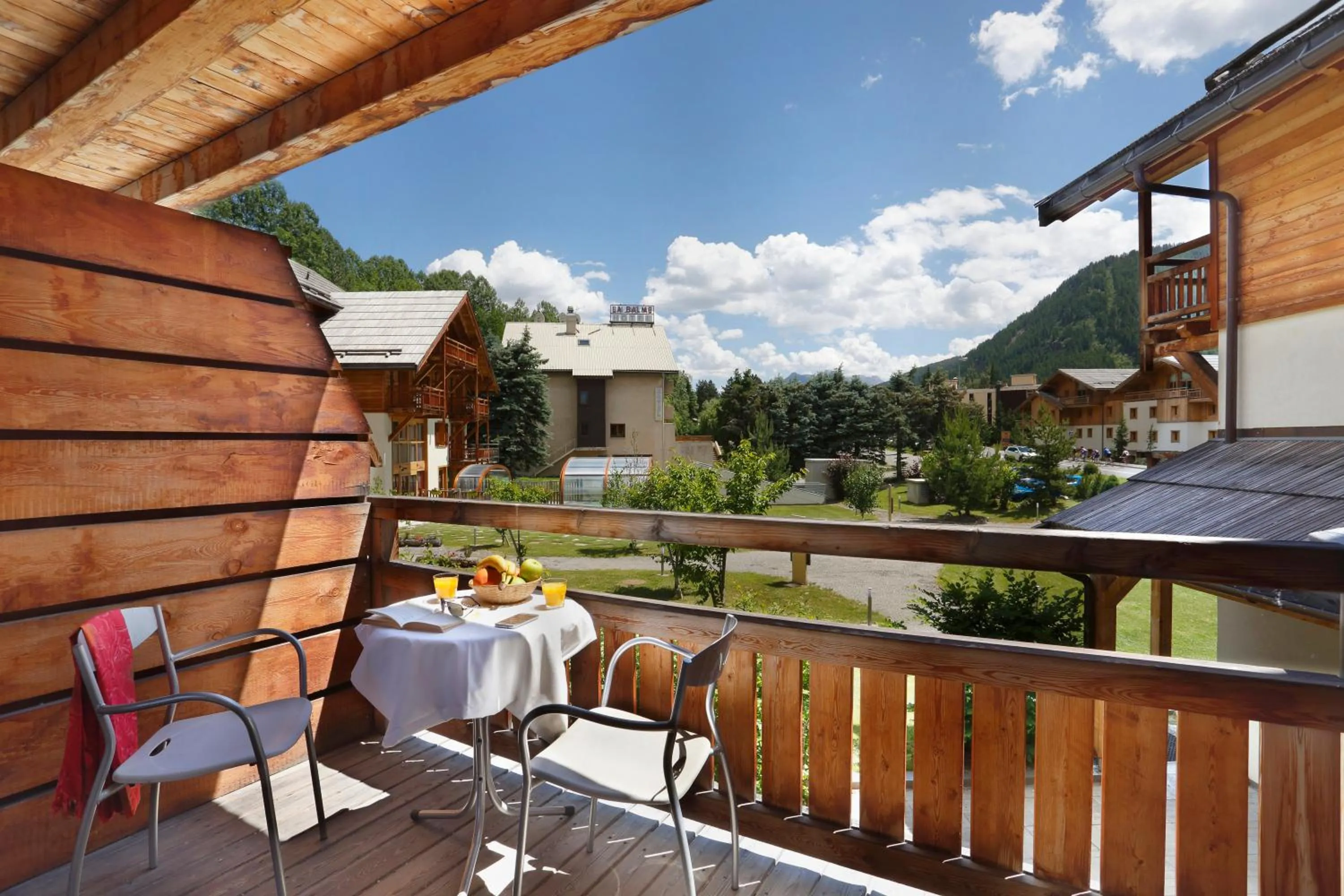 Balcony/Terrace in Résidence Néméa L'Adret