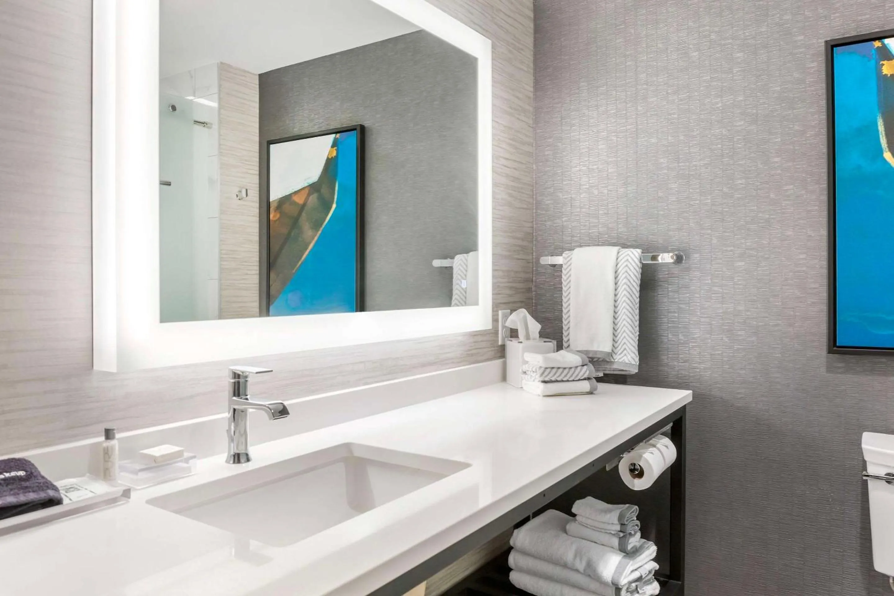 Bathroom in Cambria Hotel Niagara Falls