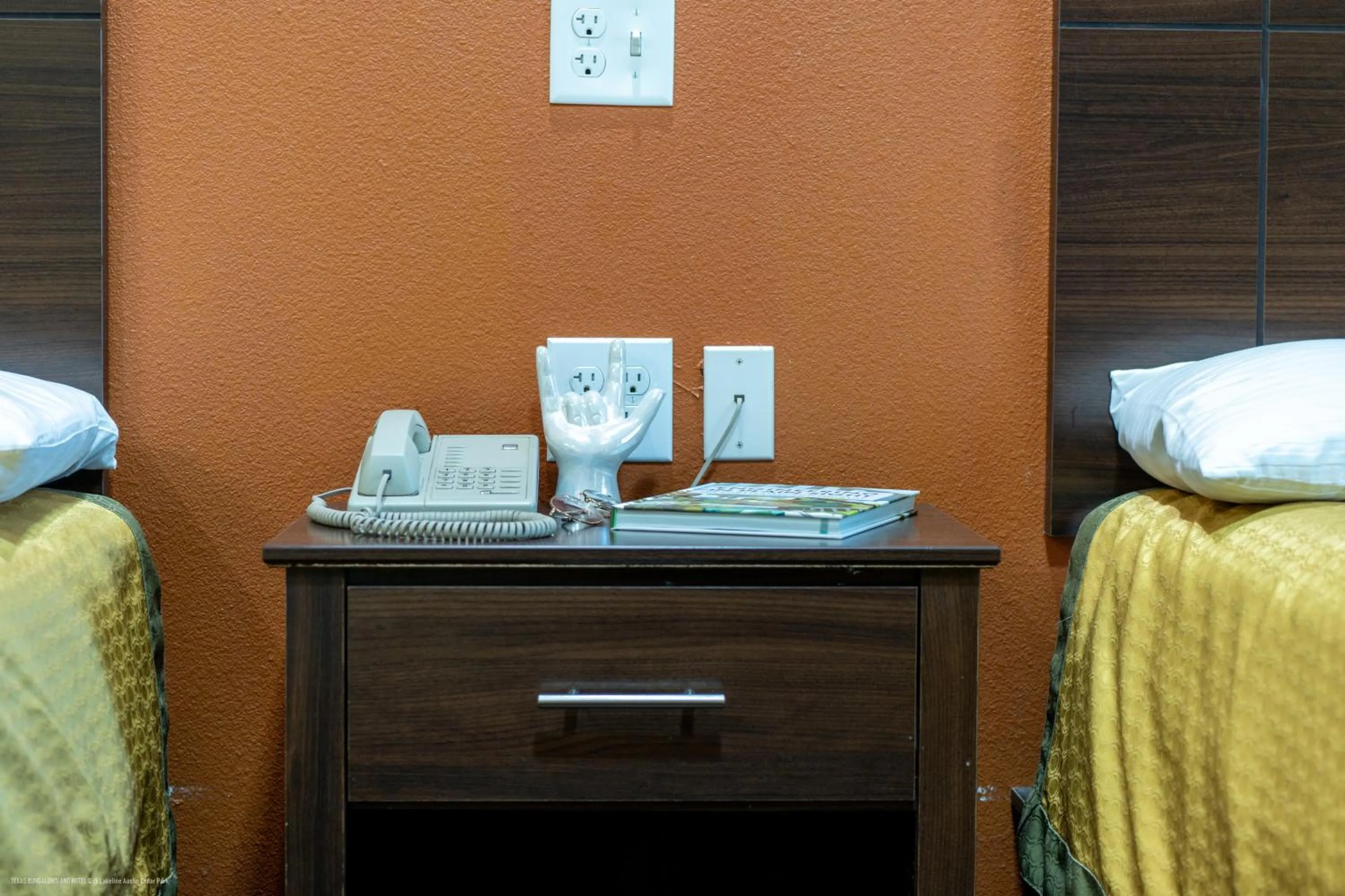 Bed in Texas Bungalows Hotel & Hotel Que at Lakeline Austin Cedar Park