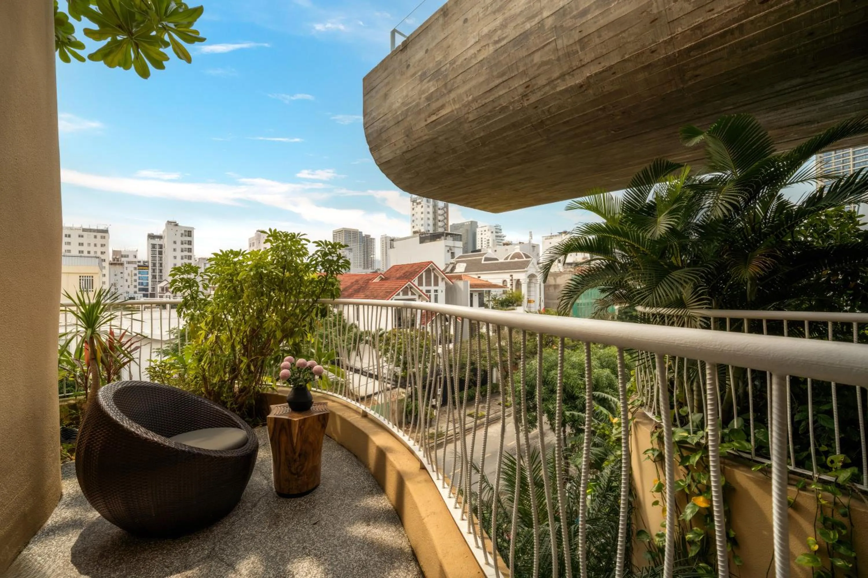 Balcony/Terrace in Saha Casa Boutique Hotel Da Nang