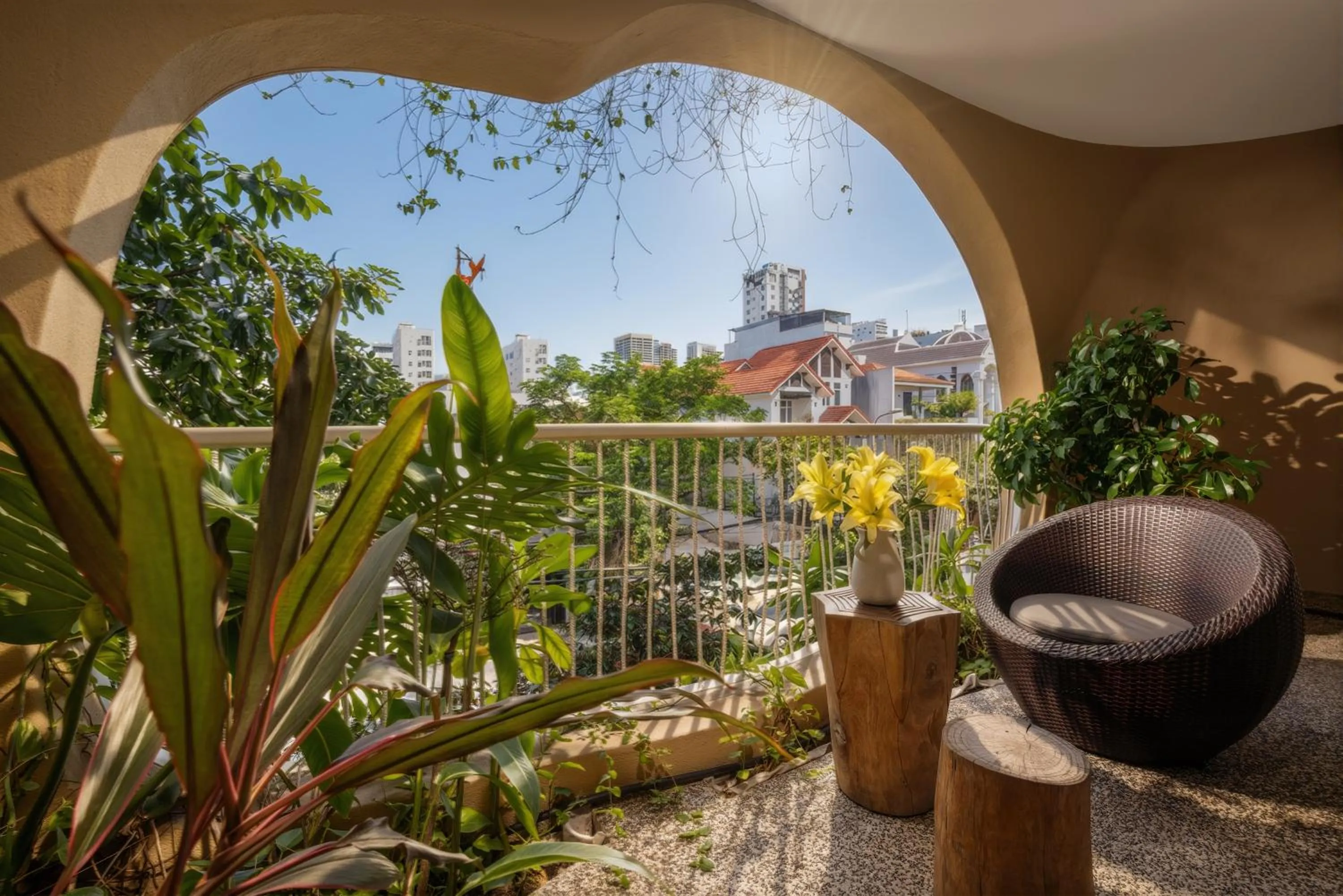 Balcony/Terrace in Saha Casa Boutique Hotel Da Nang