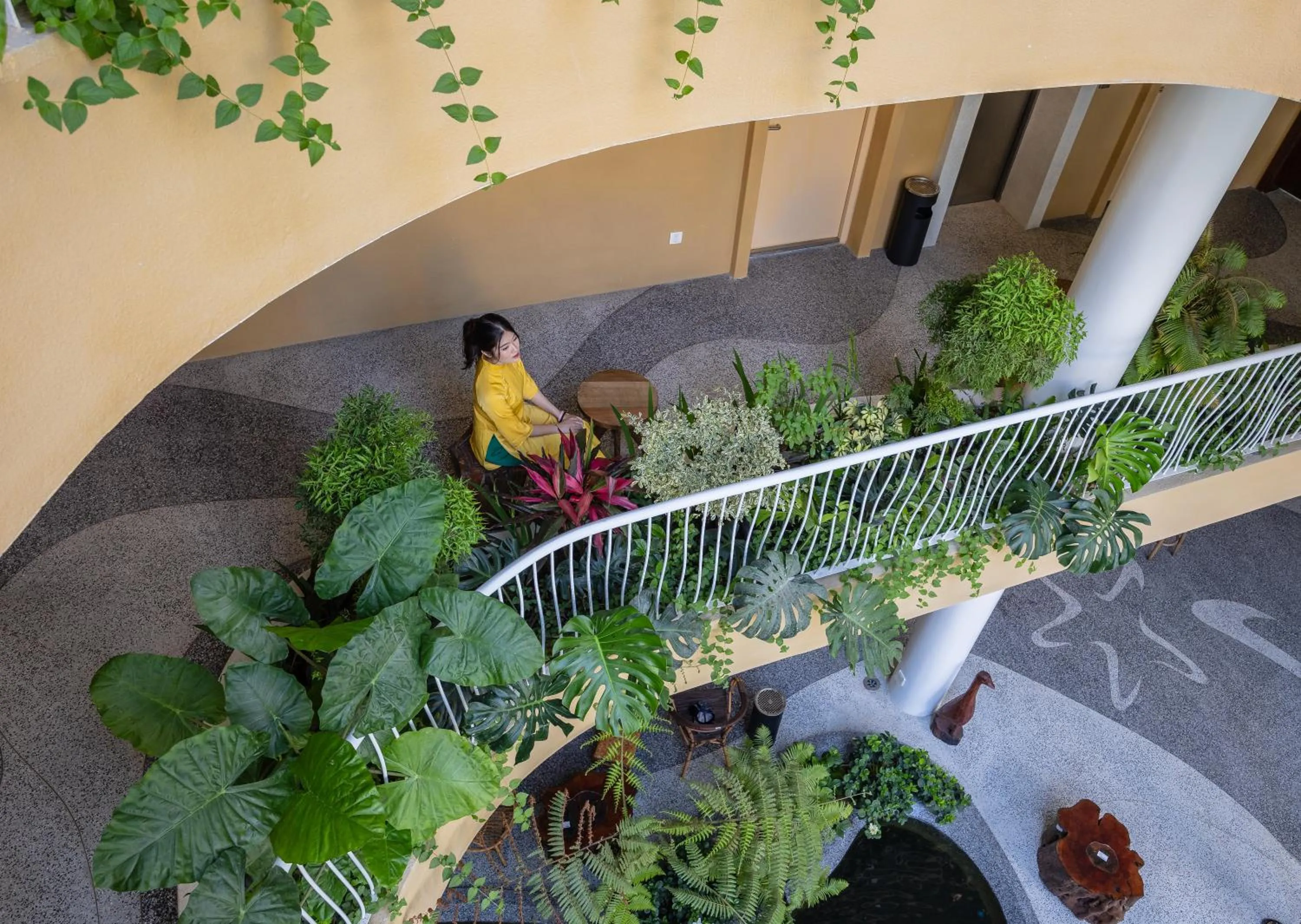 Patio in Saha Casa Boutique Hotel Da Nang