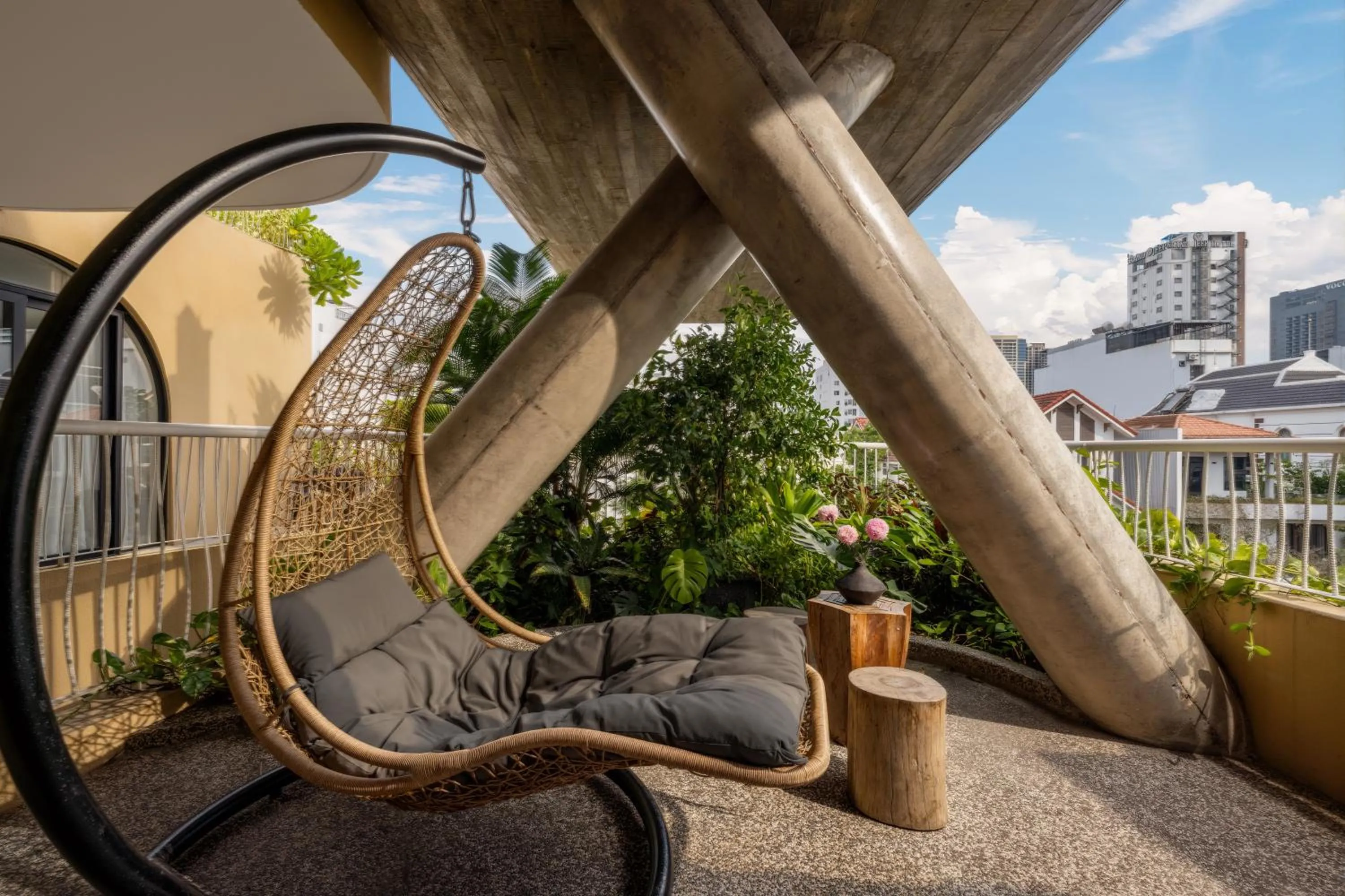 Balcony/Terrace in Saha Casa Boutique Hotel Da Nang