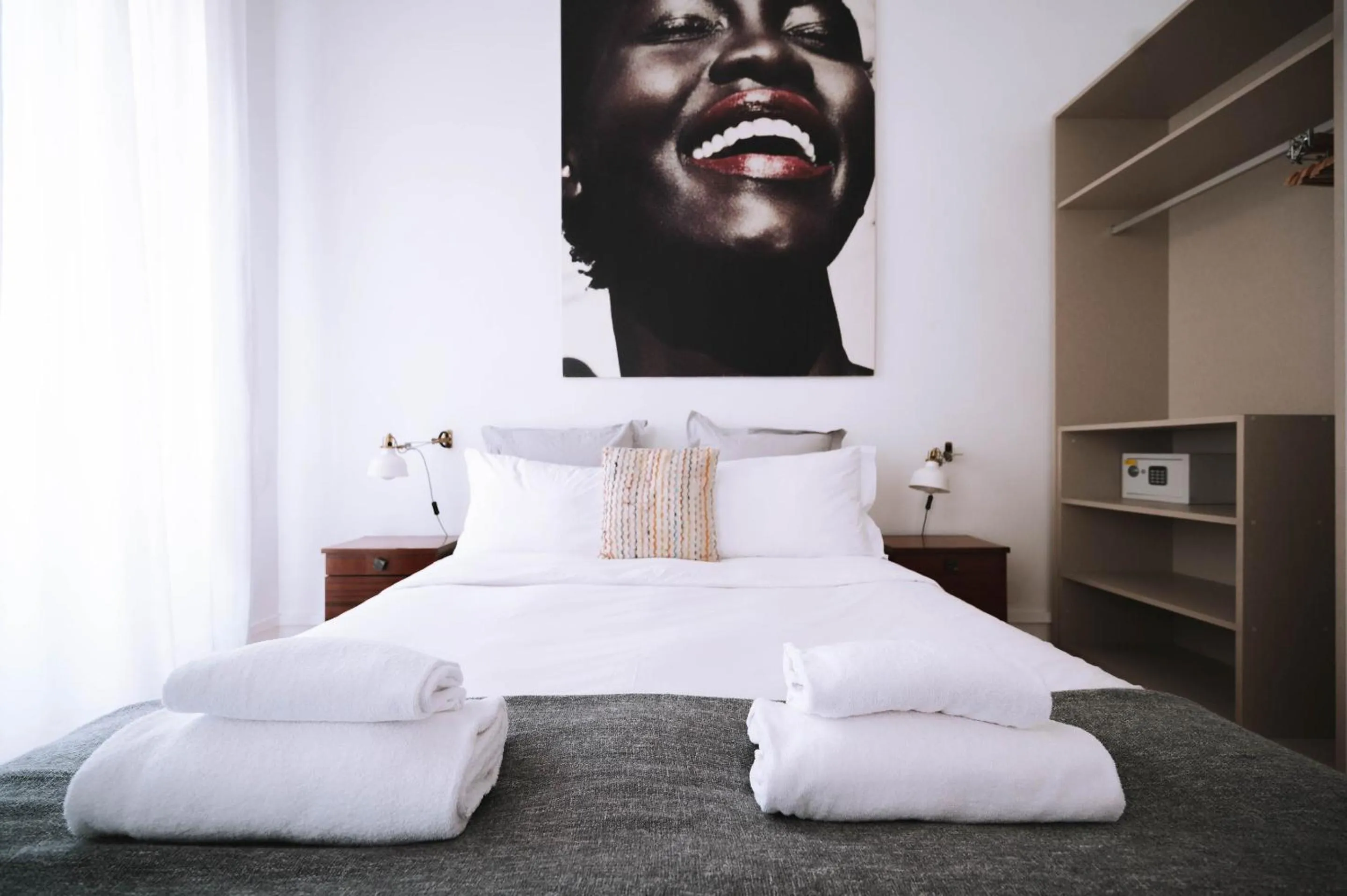 Bedroom, Bed in House Sao Bento