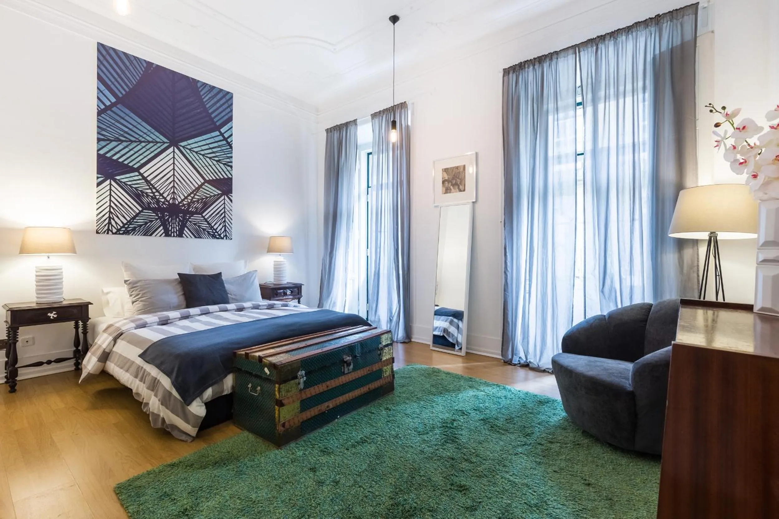 Bedroom, Bed in House Sao Bento