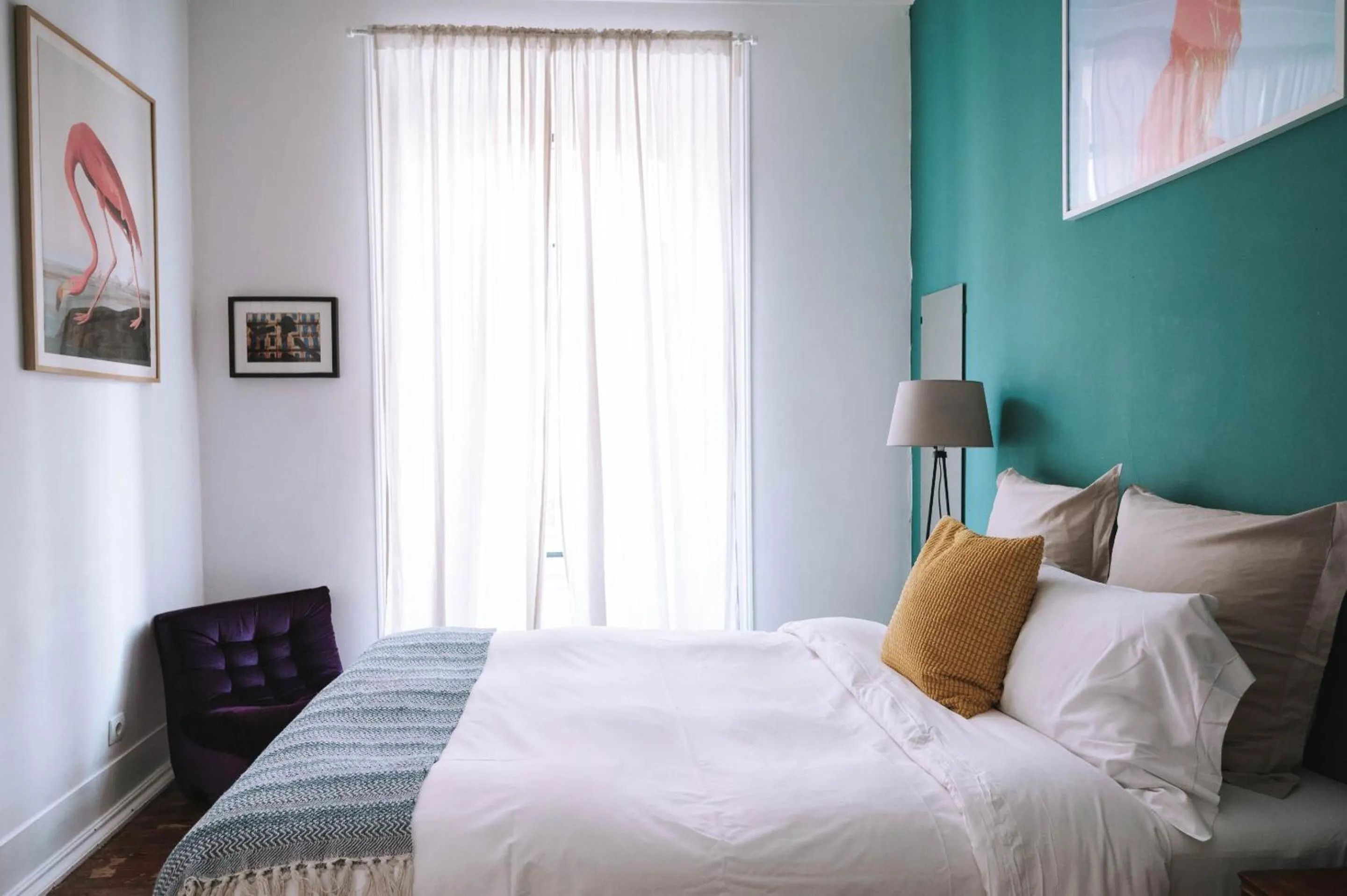 Bedroom, Bed in House Sao Bento