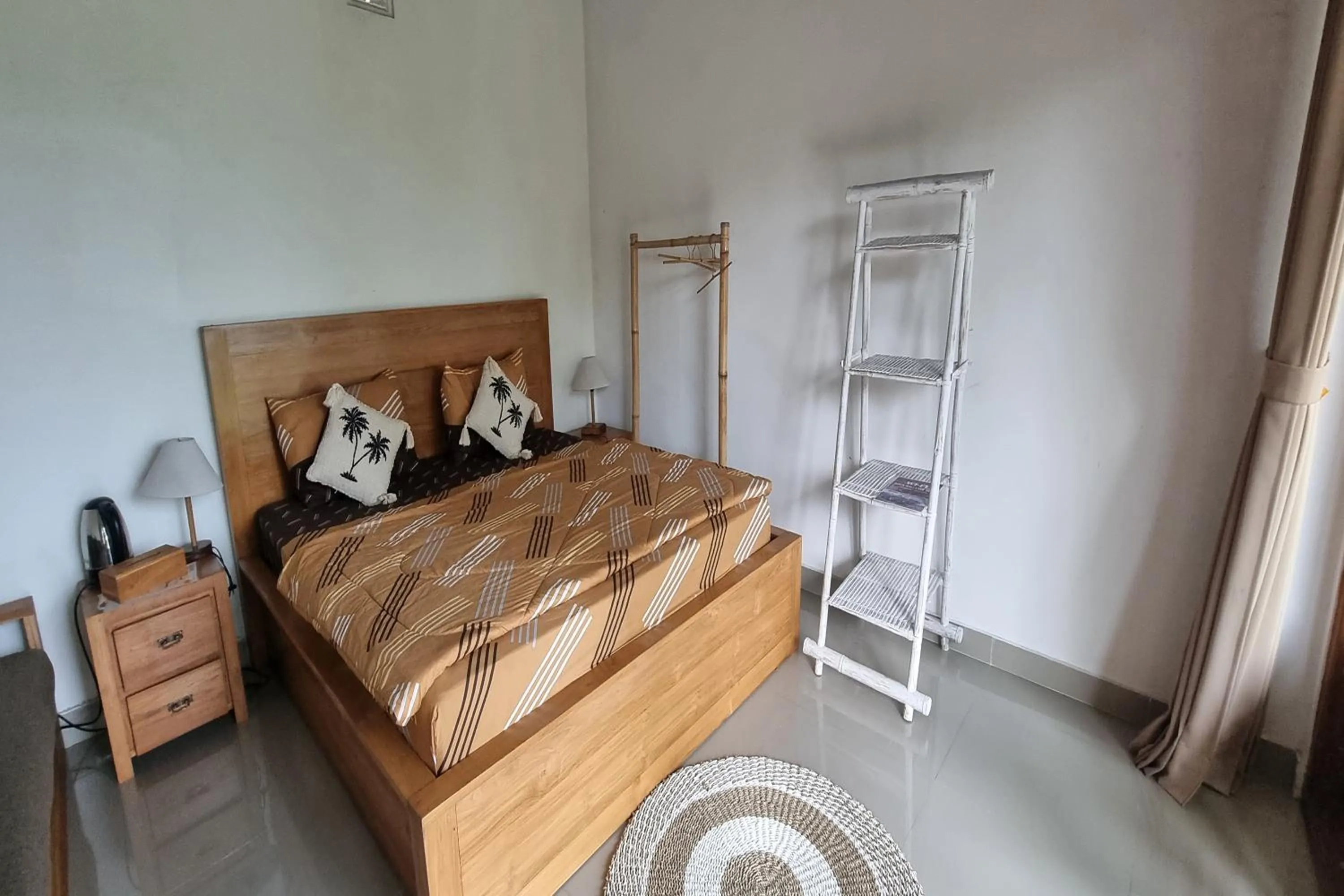 Bed in Onion Garden And Natural Hotspring