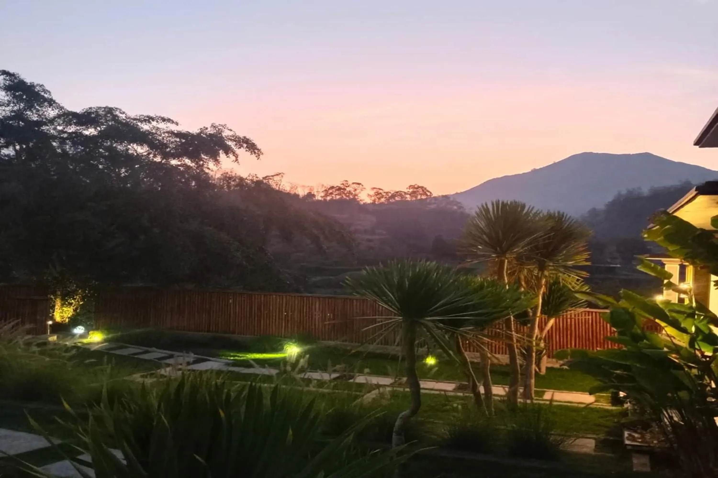 Mountain view in Onion Garden And Natural Hotspring