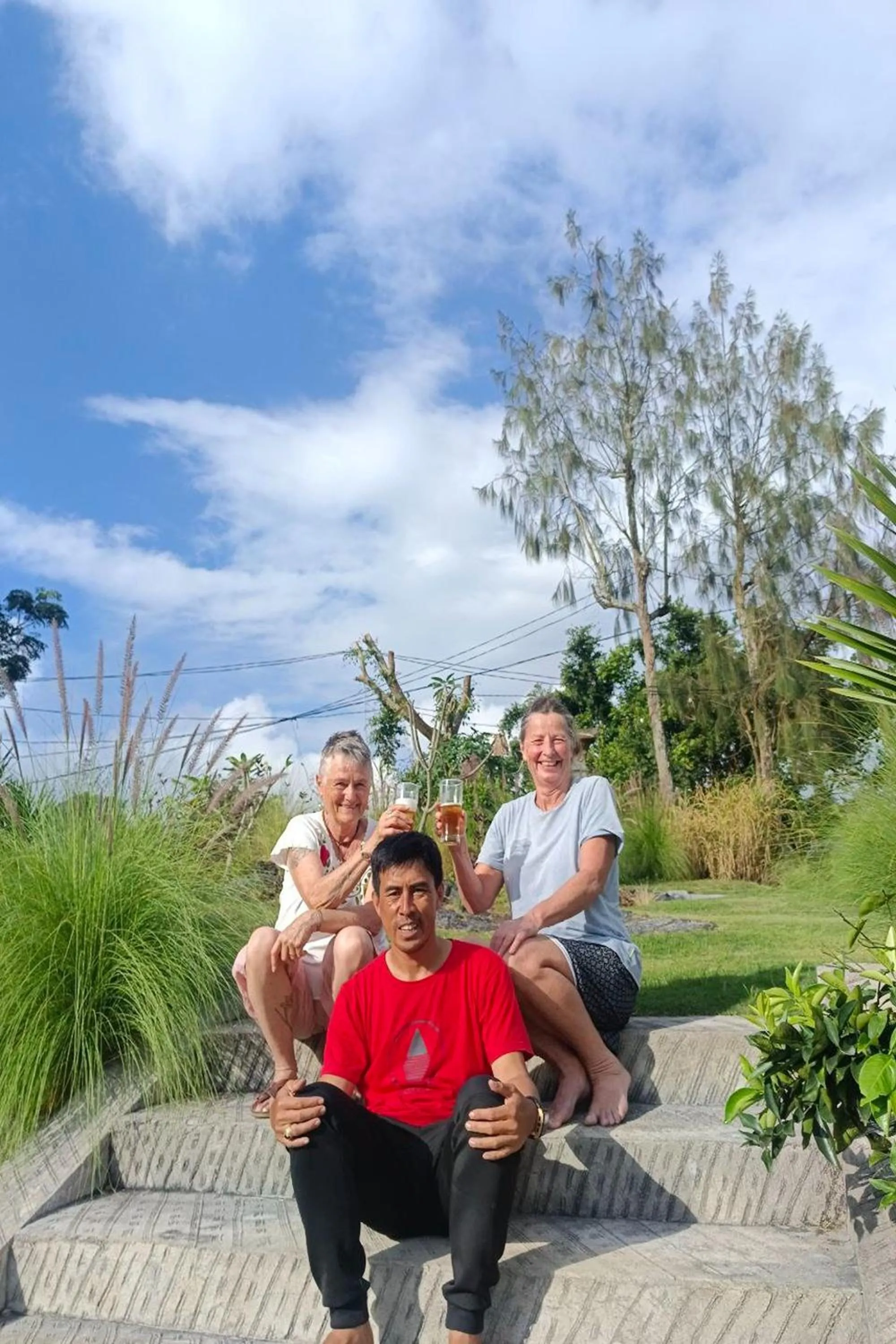 group of guests in Onion Garden And Natural Hotspring