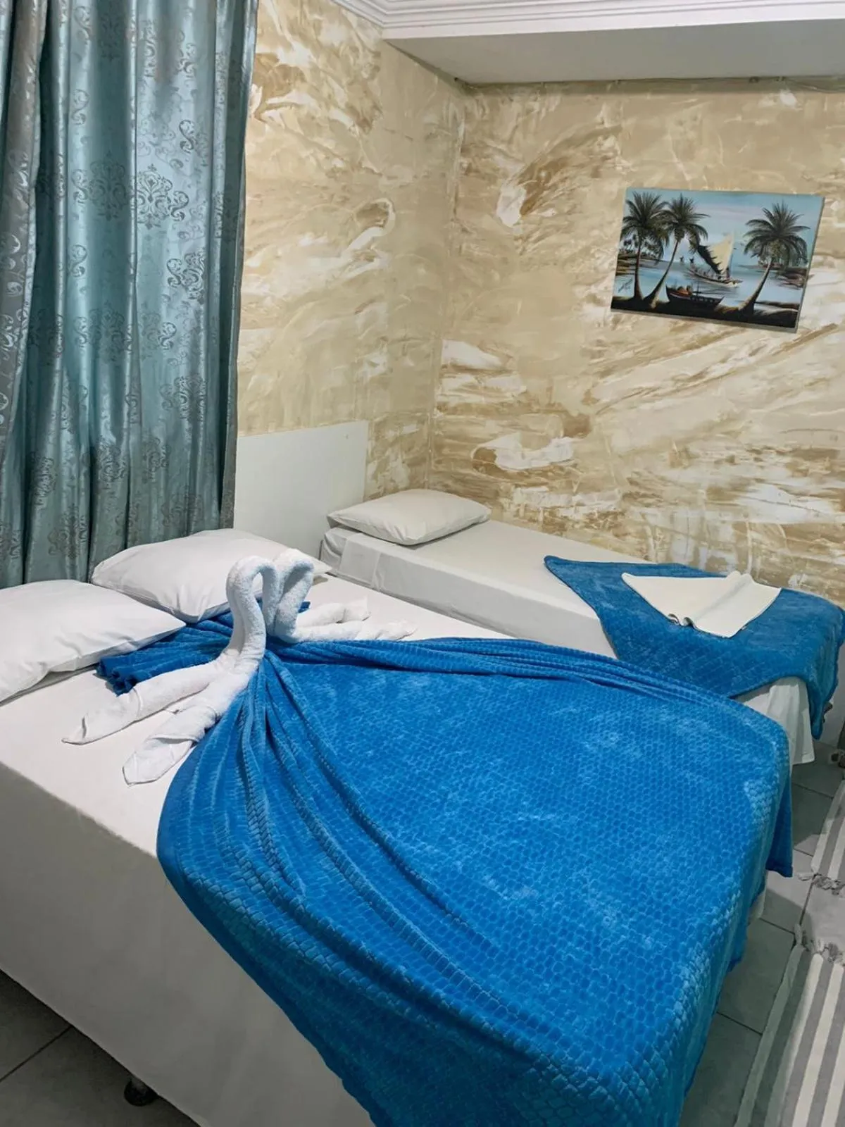 Bed in Pousada Casa Porto