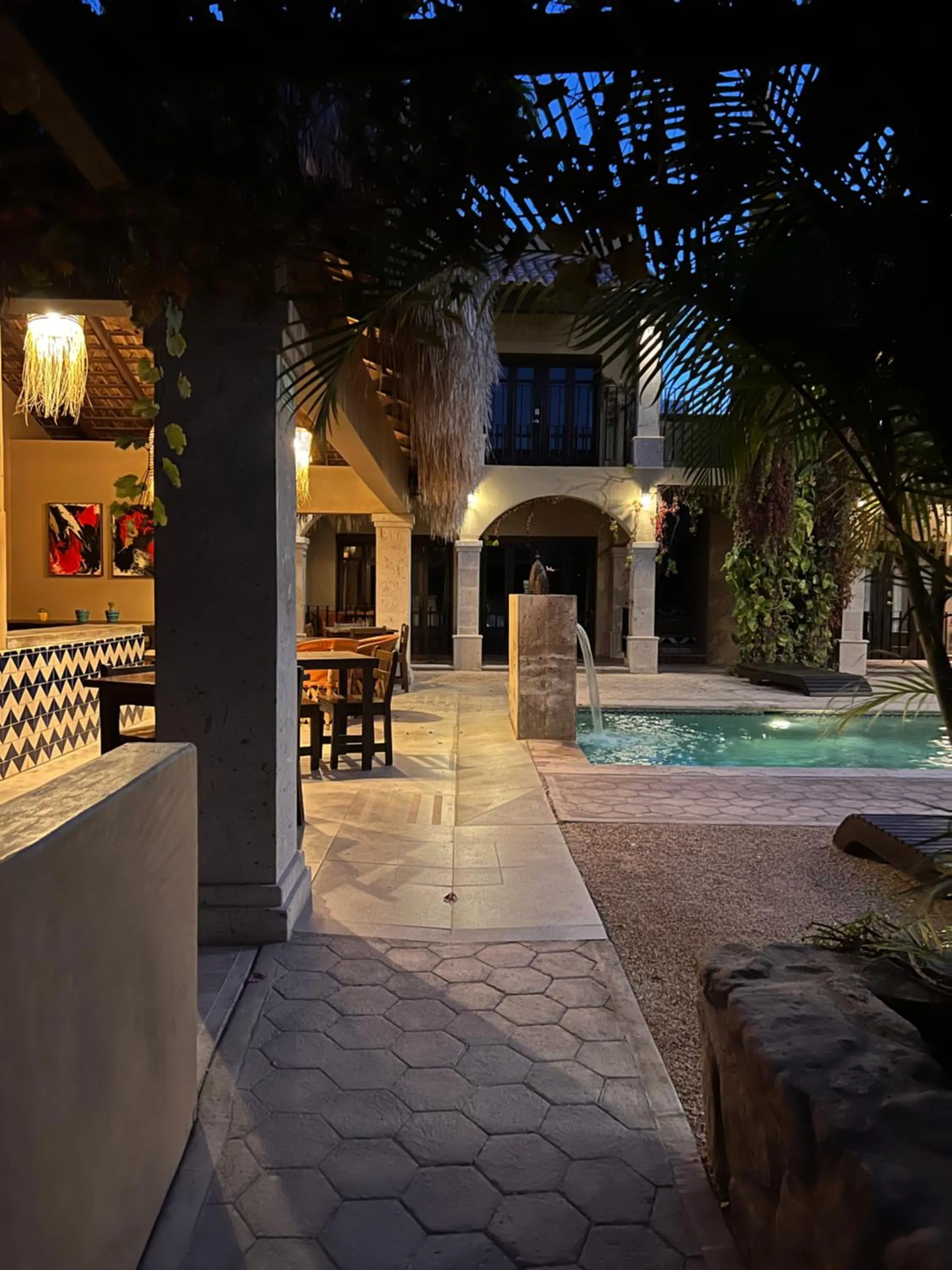 Patio in Hotel 1697 Loreto