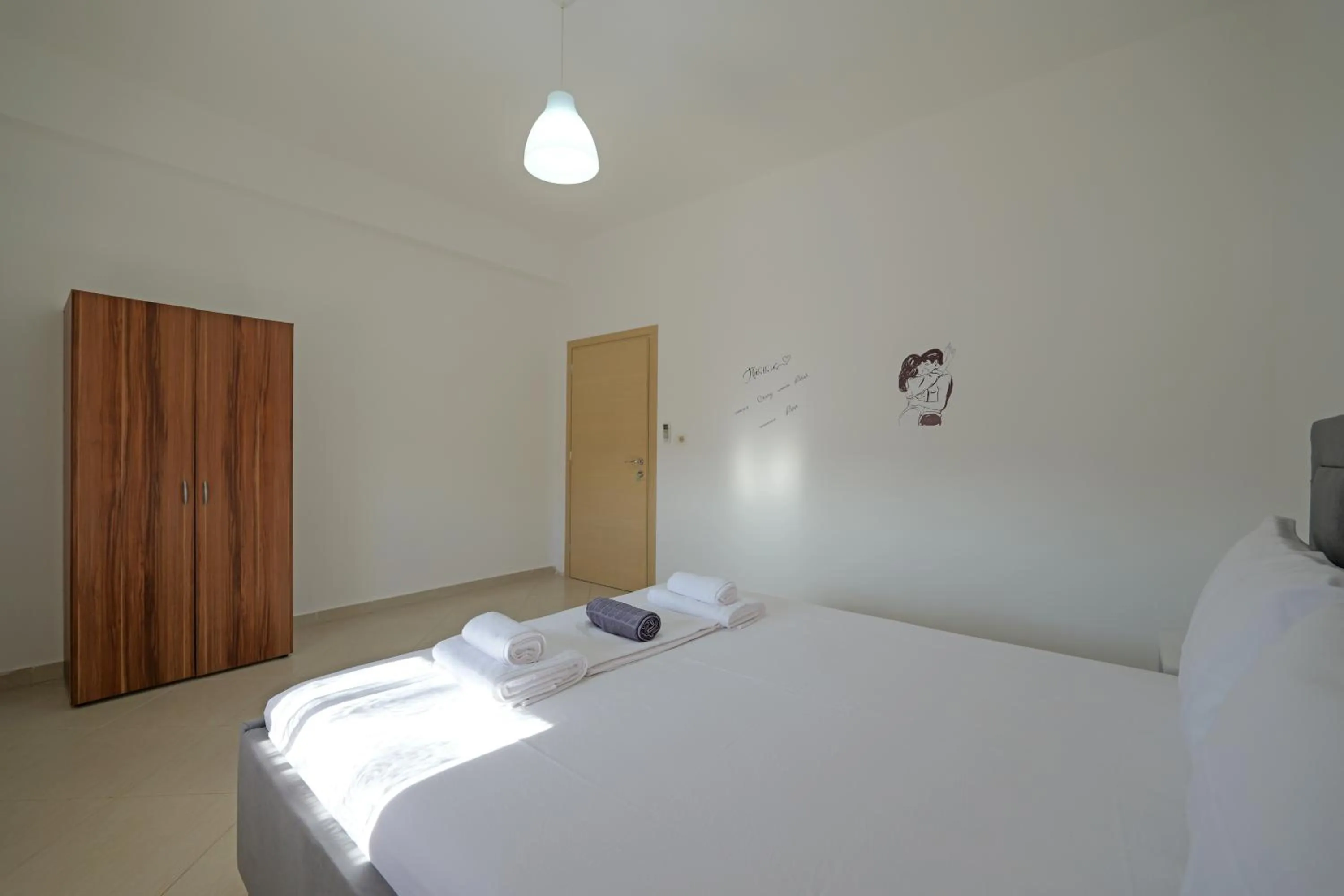 Bedroom, Bed in Central Garden Sofia 1- Free Parking