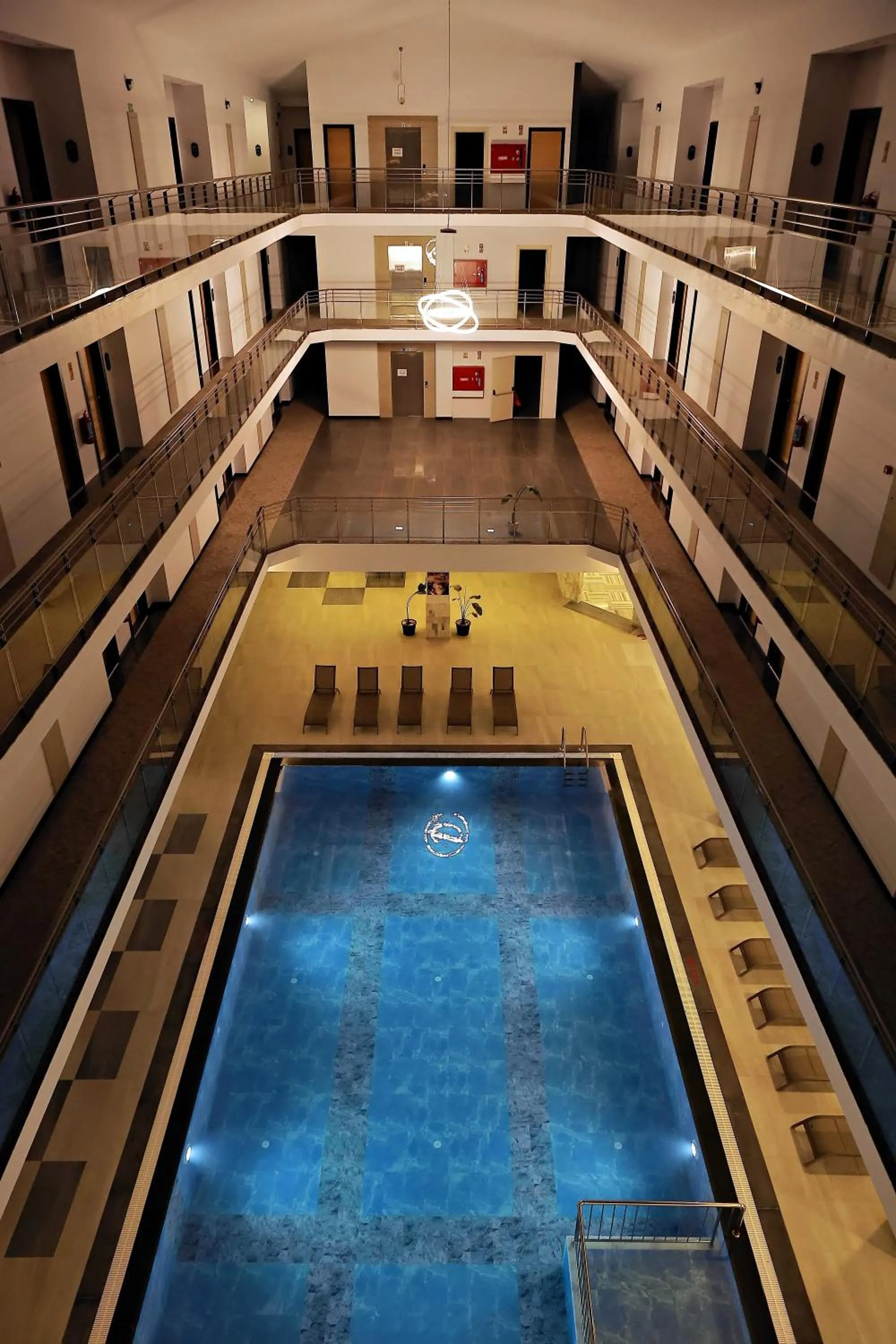 Pool view in Pamukkale Kaya Termal Otel