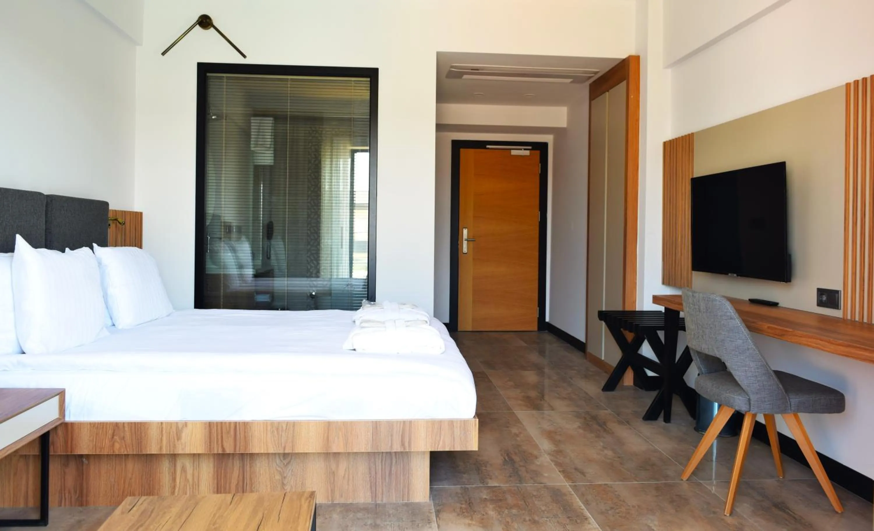 Bed in Pamukkale Kaya Termal Otel