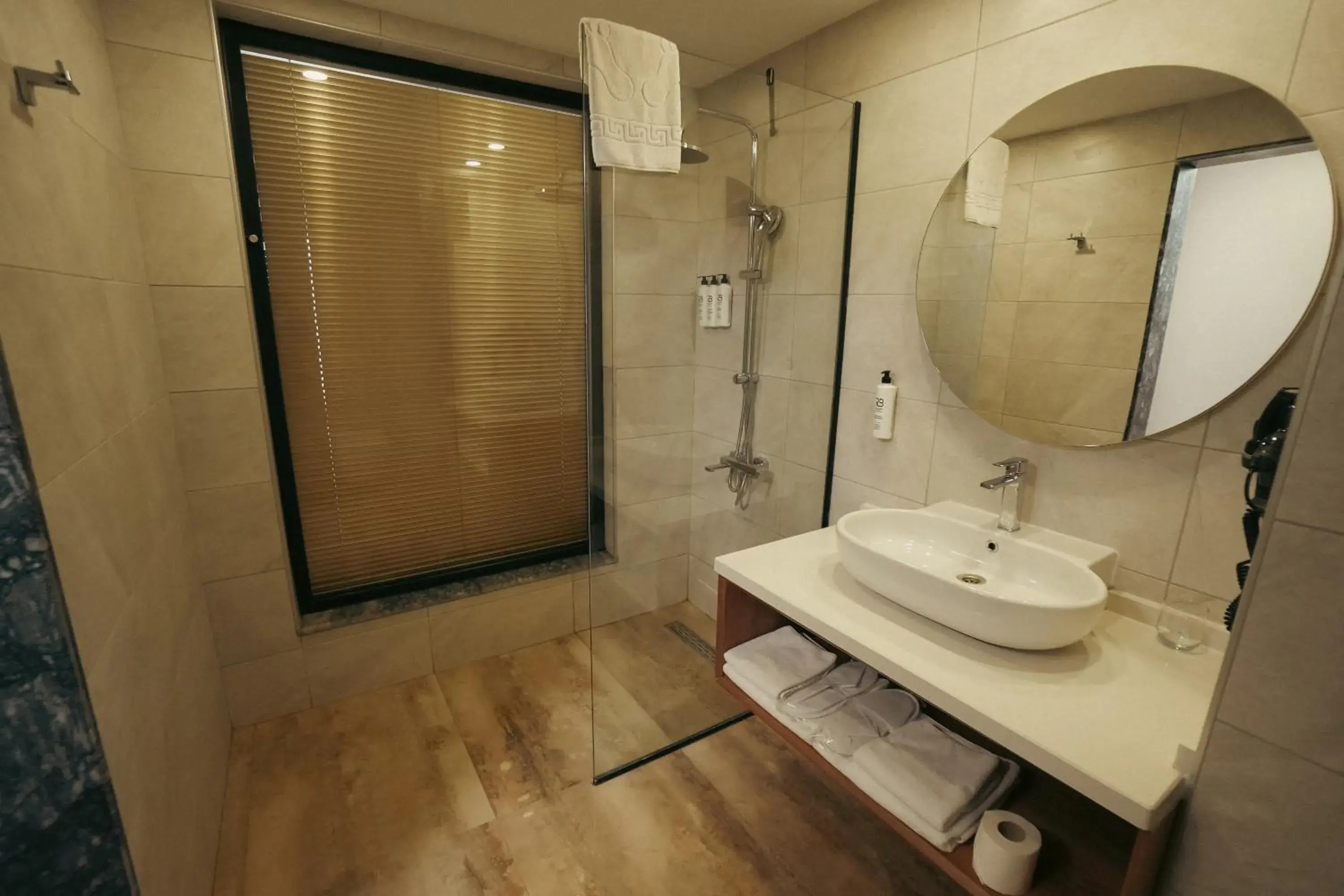 Bathroom in Pamukkale Kaya Termal Otel Bathroom in Pamukkale Kaya Termal Otel