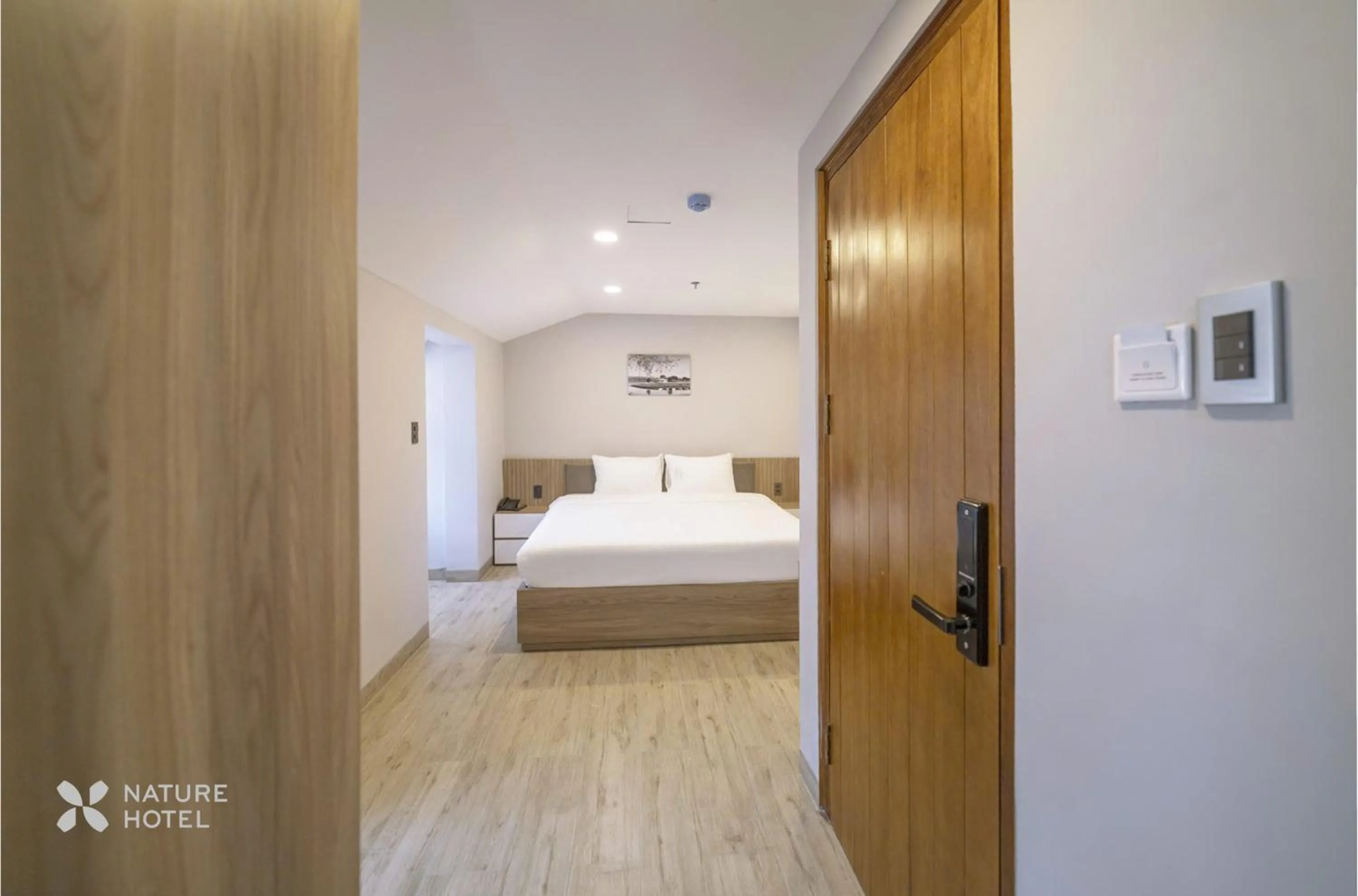 Photo of the whole room, Bed in Nature Hotel - Win Happy