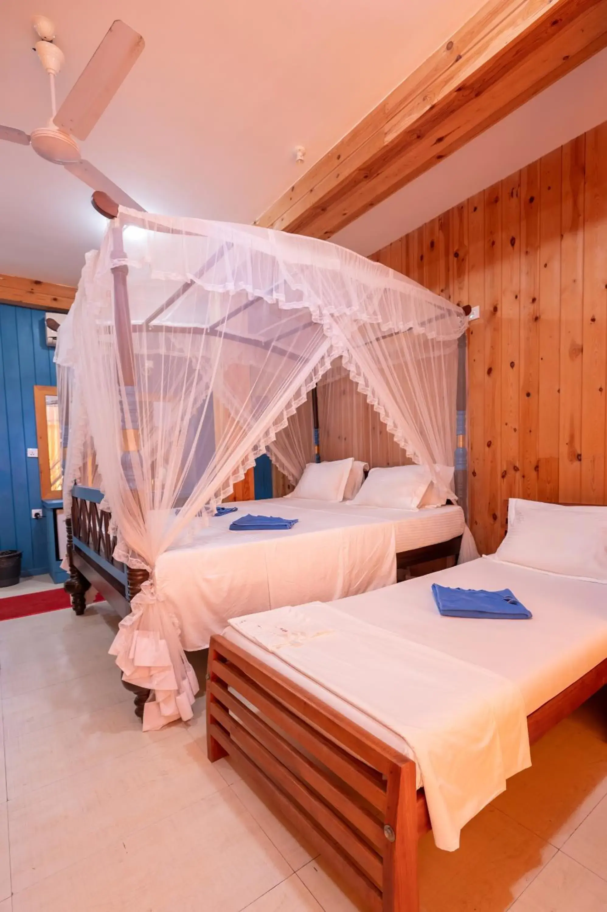 Bed in Aaradhya Mirissa By Ocean Reach Holidays Bed in Aaradhya Mirissa By Ocean Reach Holidays
