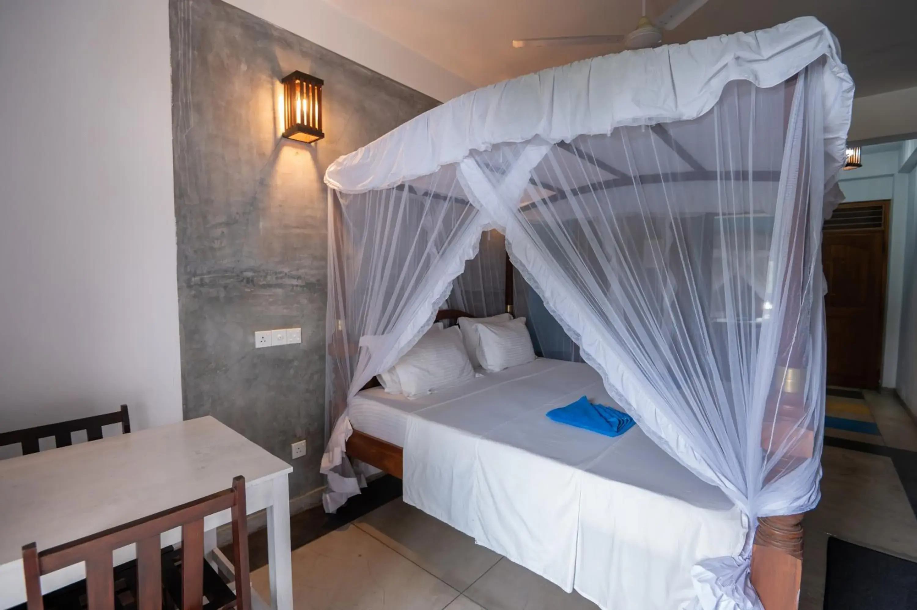 Bed in Aaradhya Mirissa By Ocean Reach Holidays Bed in Aaradhya Mirissa By Ocean Reach Holidays