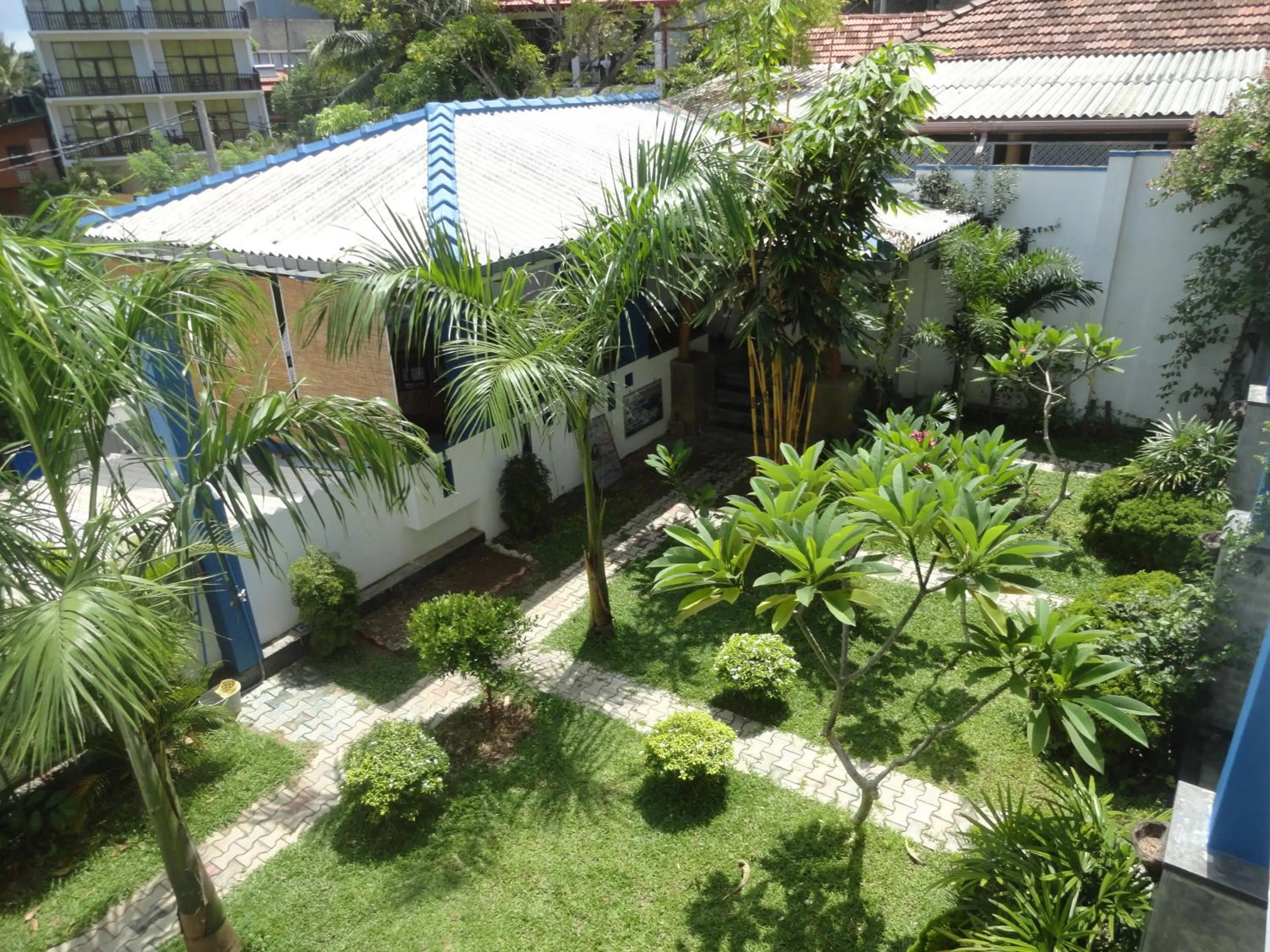 Garden view in Aaradhya Mirissa