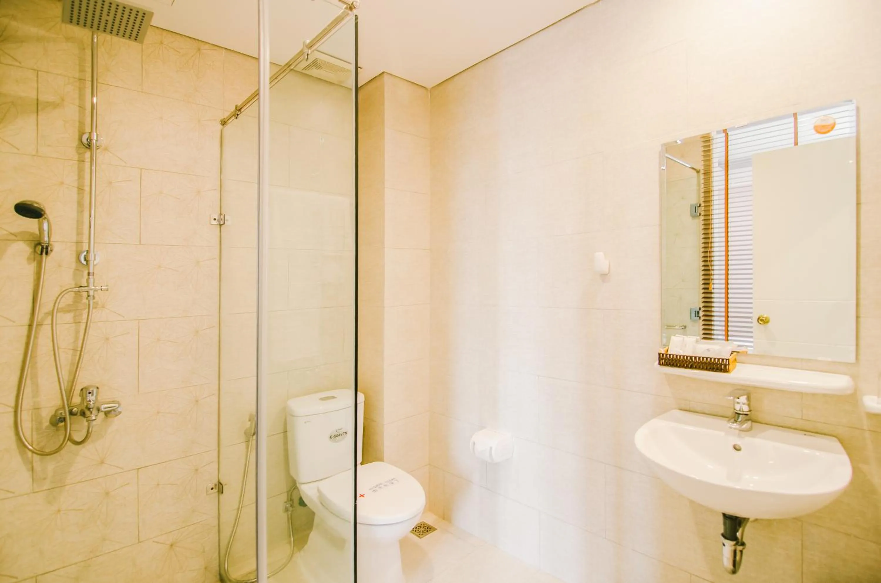 Bathroom in KaKa Hotel Han River