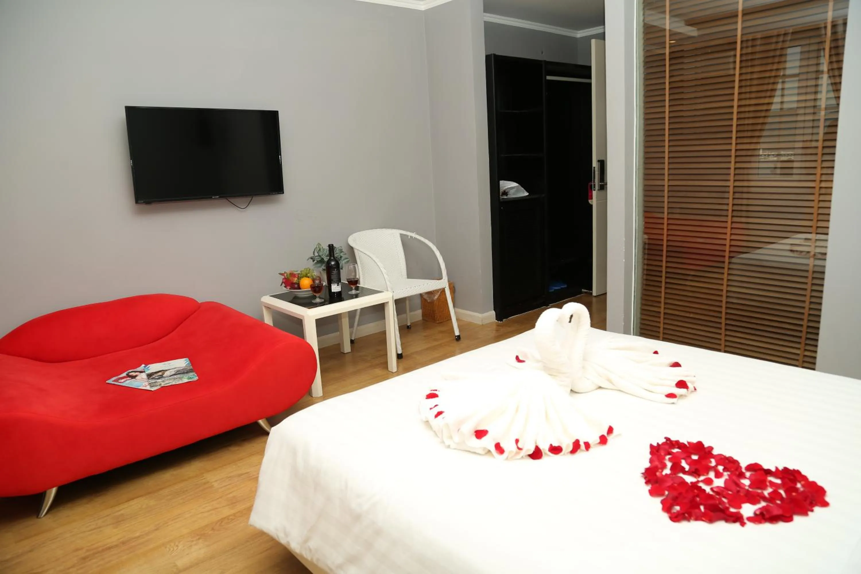 Bedroom in KaKa Hotel Han River