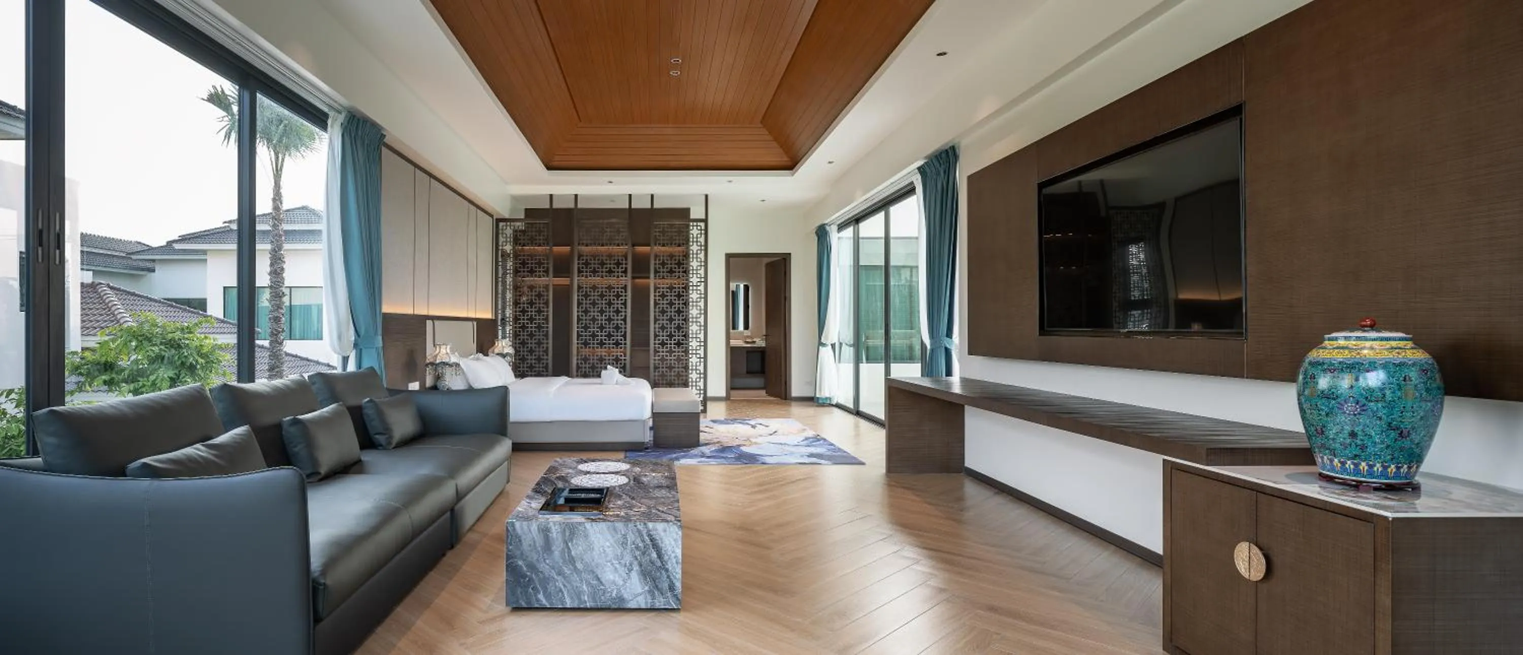 Bedroom in Sun Diego Resort Pool Villa