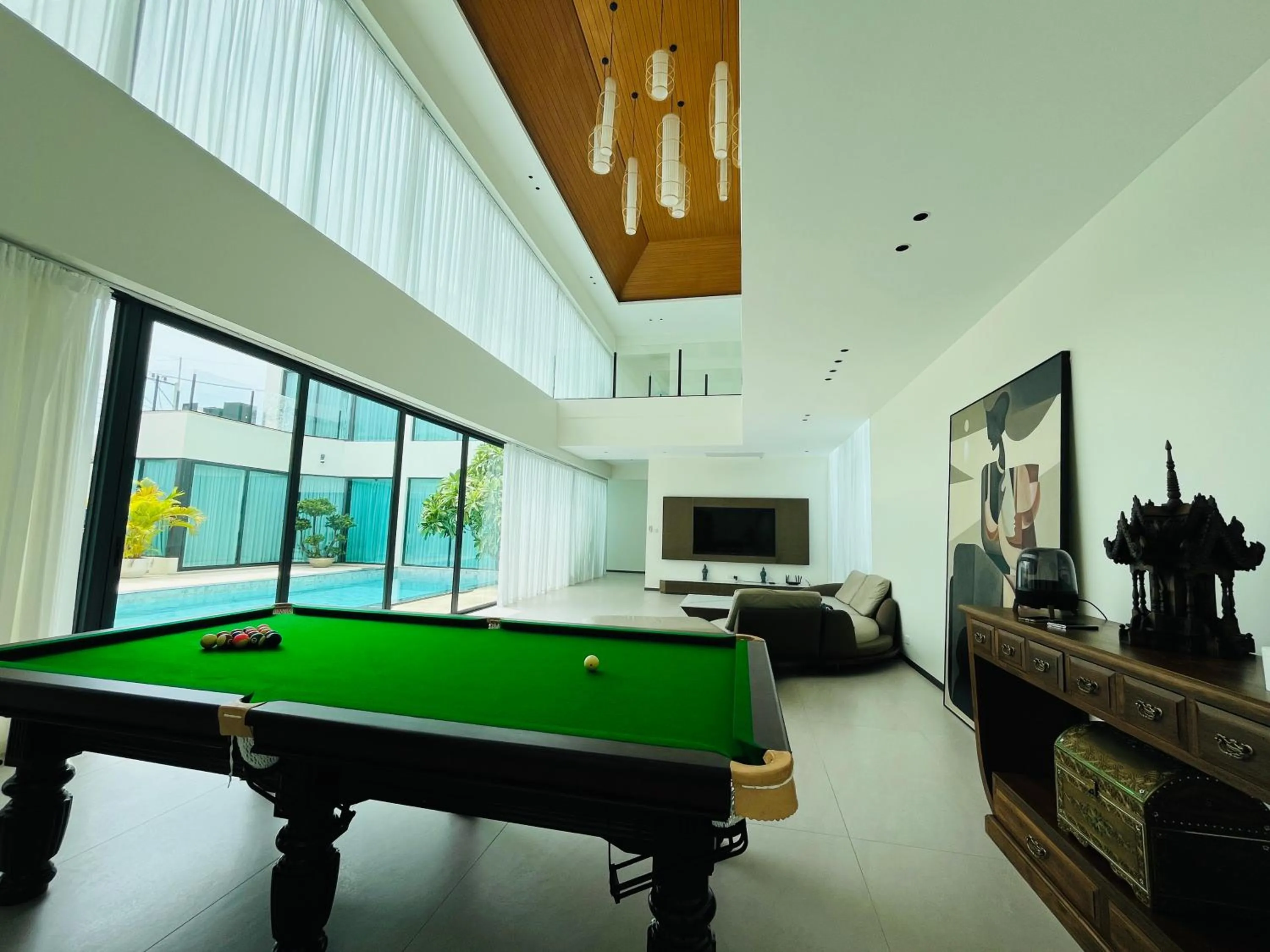 Billiard in Sun Diego Resort Pool Villa