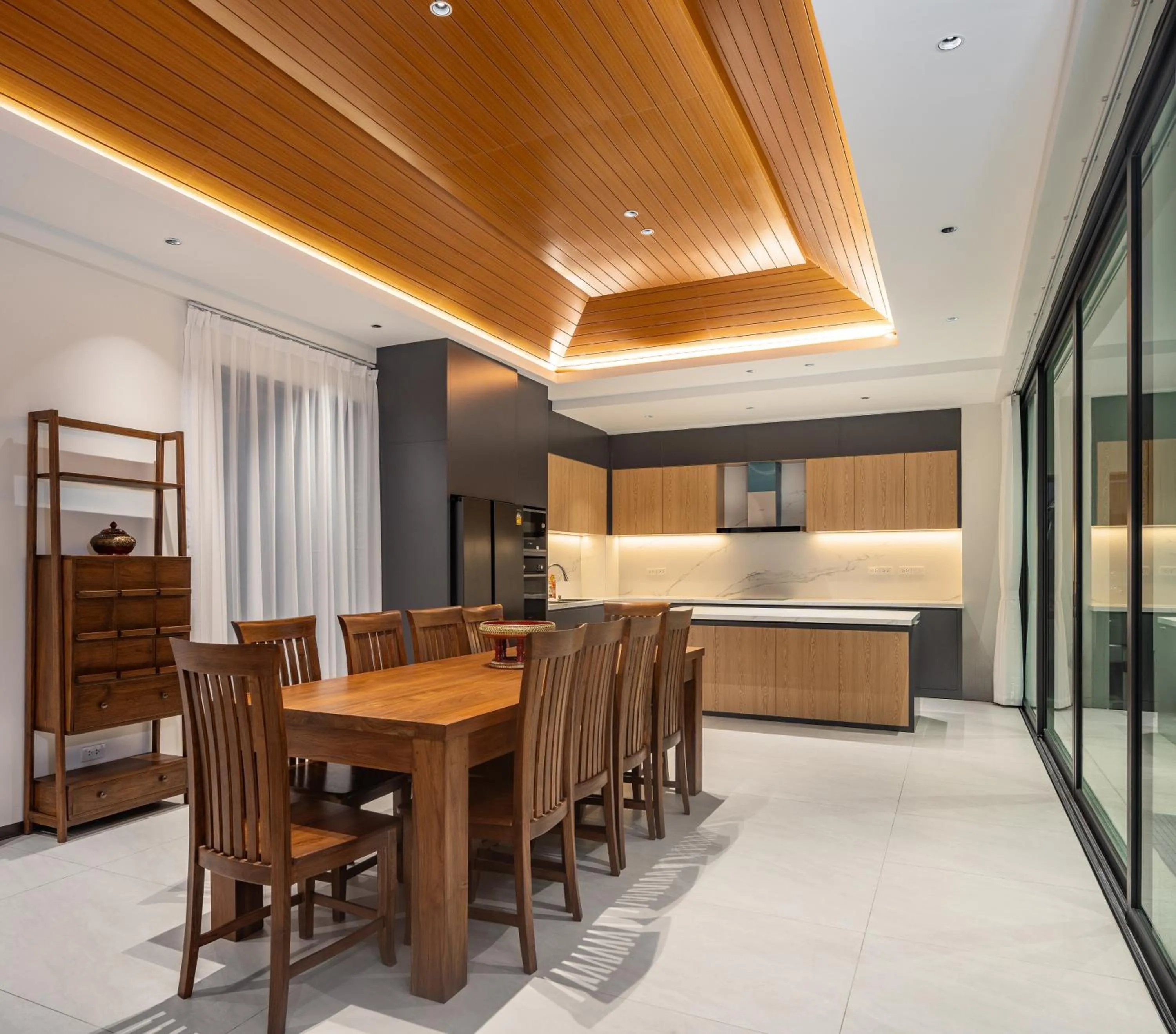 Kitchen or kitchenette in Sun Diego Resort Pool Villa