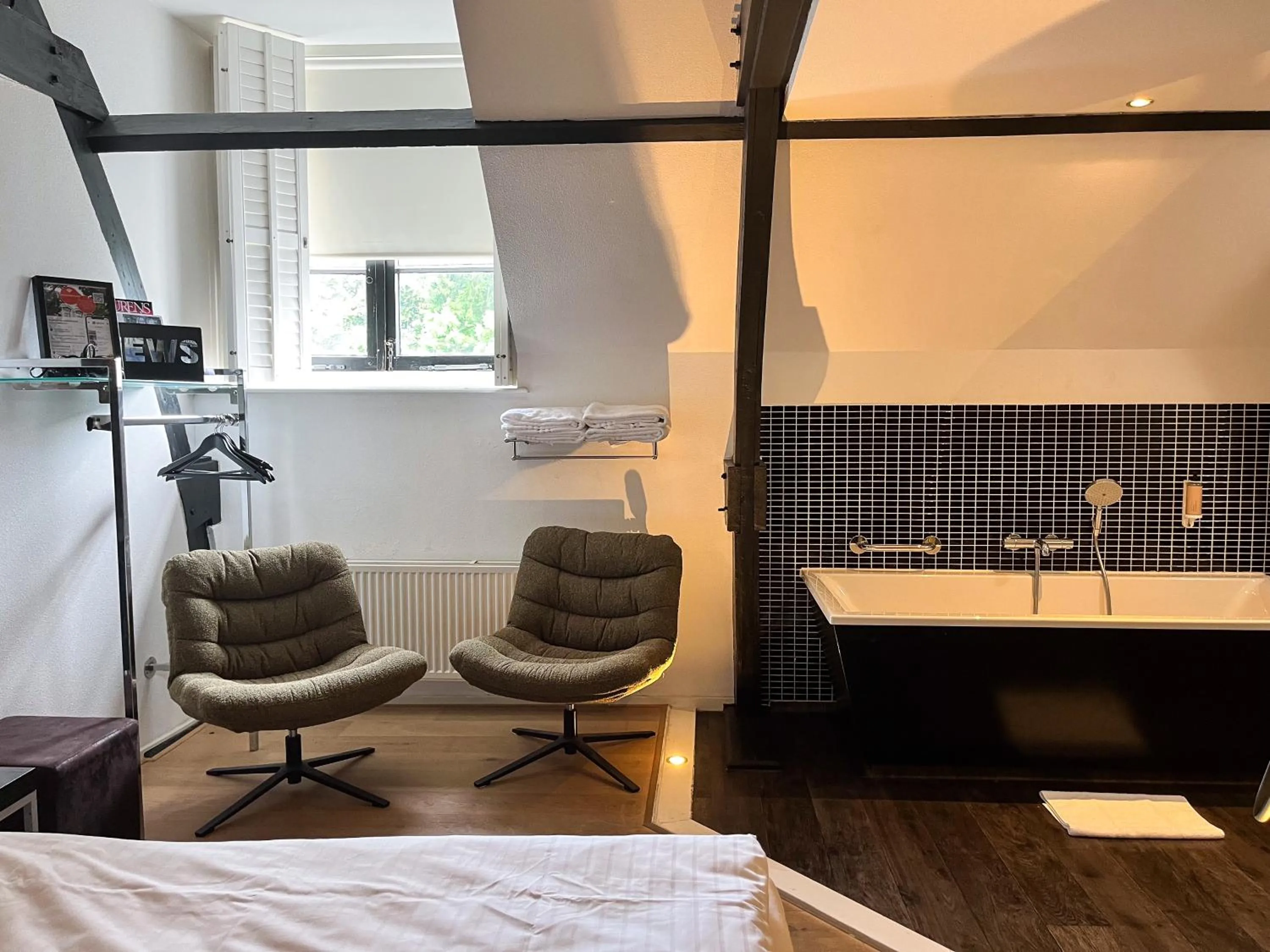 Seating area in Hotel Villa Ruimzicht