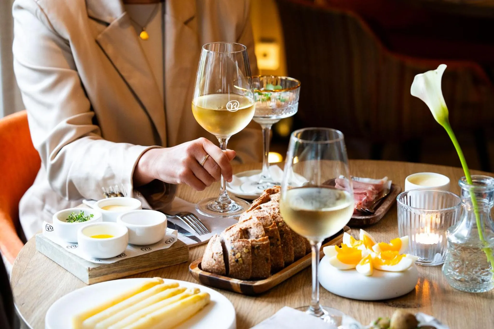 Food and drinks in Hotel Villa Ruimzicht