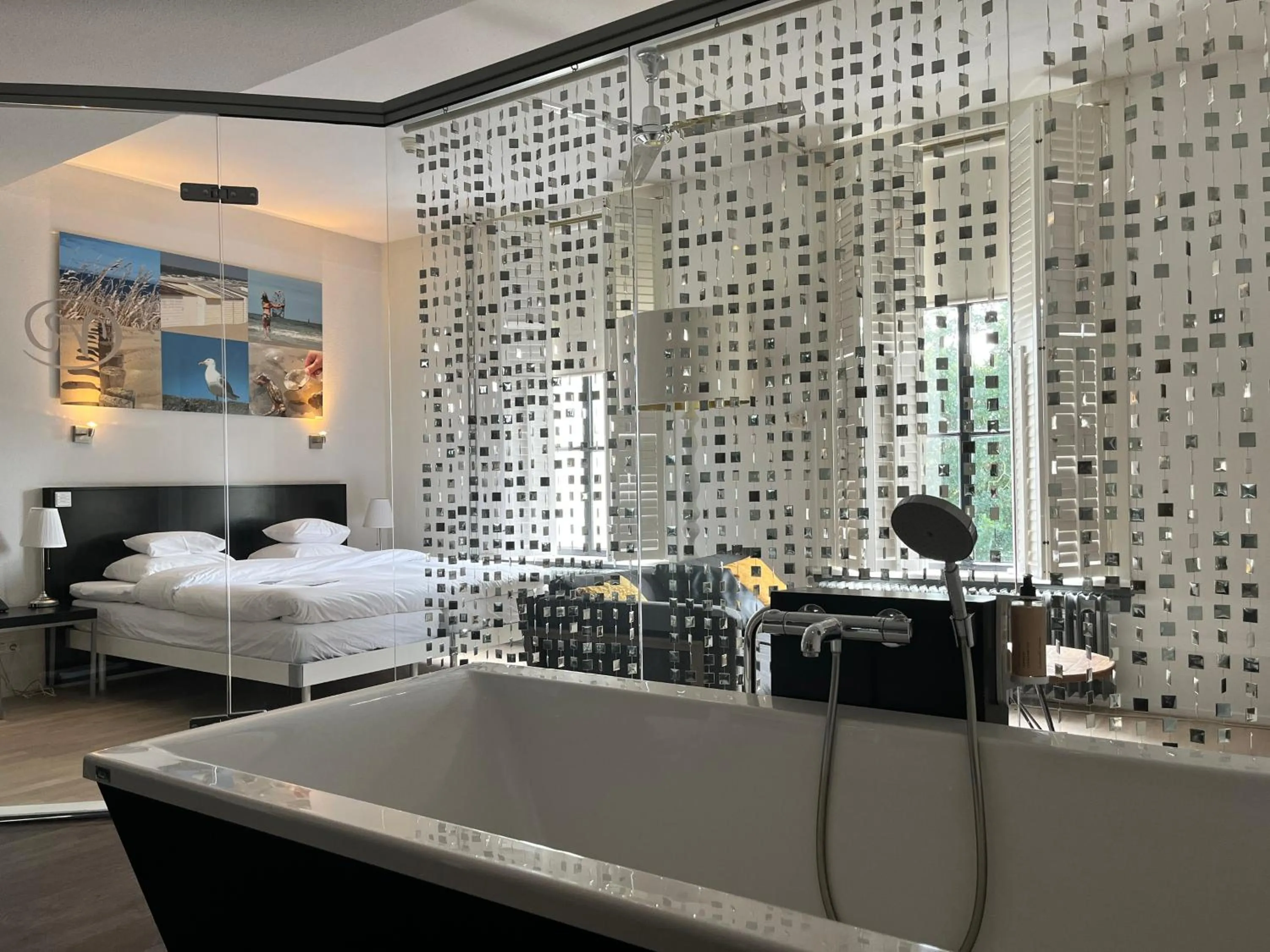 Bed in Hotel Villa Ruimzicht