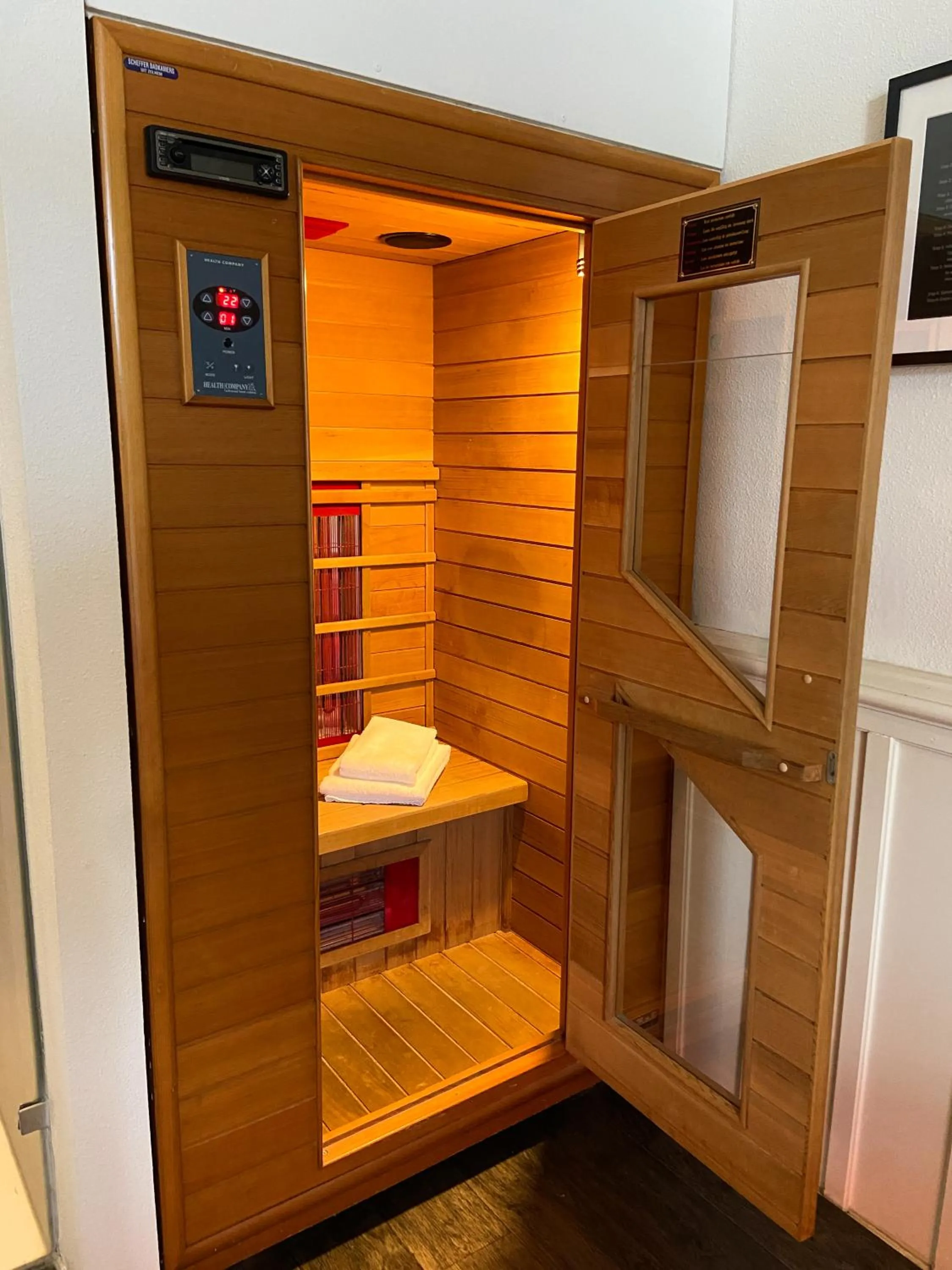 Sauna in Hotel Villa Ruimzicht