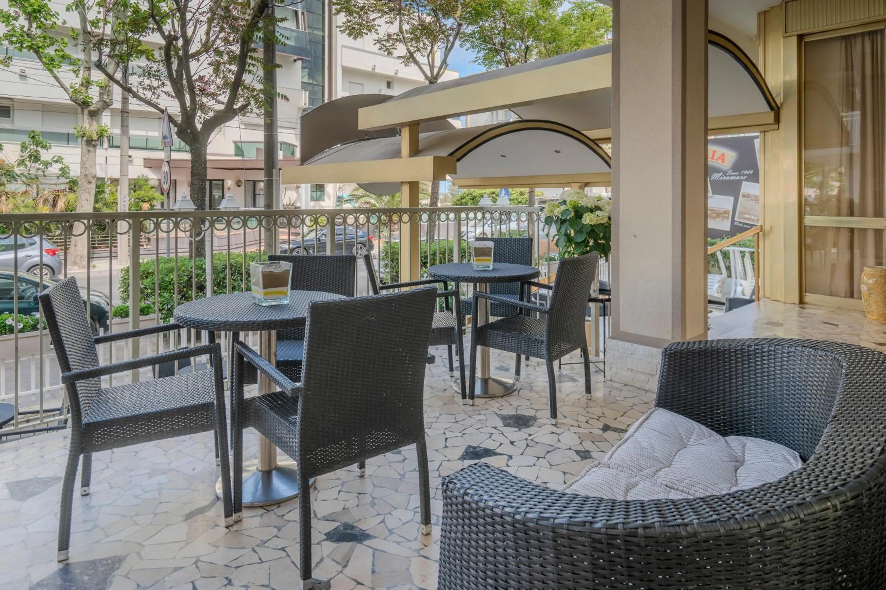 Balcony/Terrace in Hotel Mia