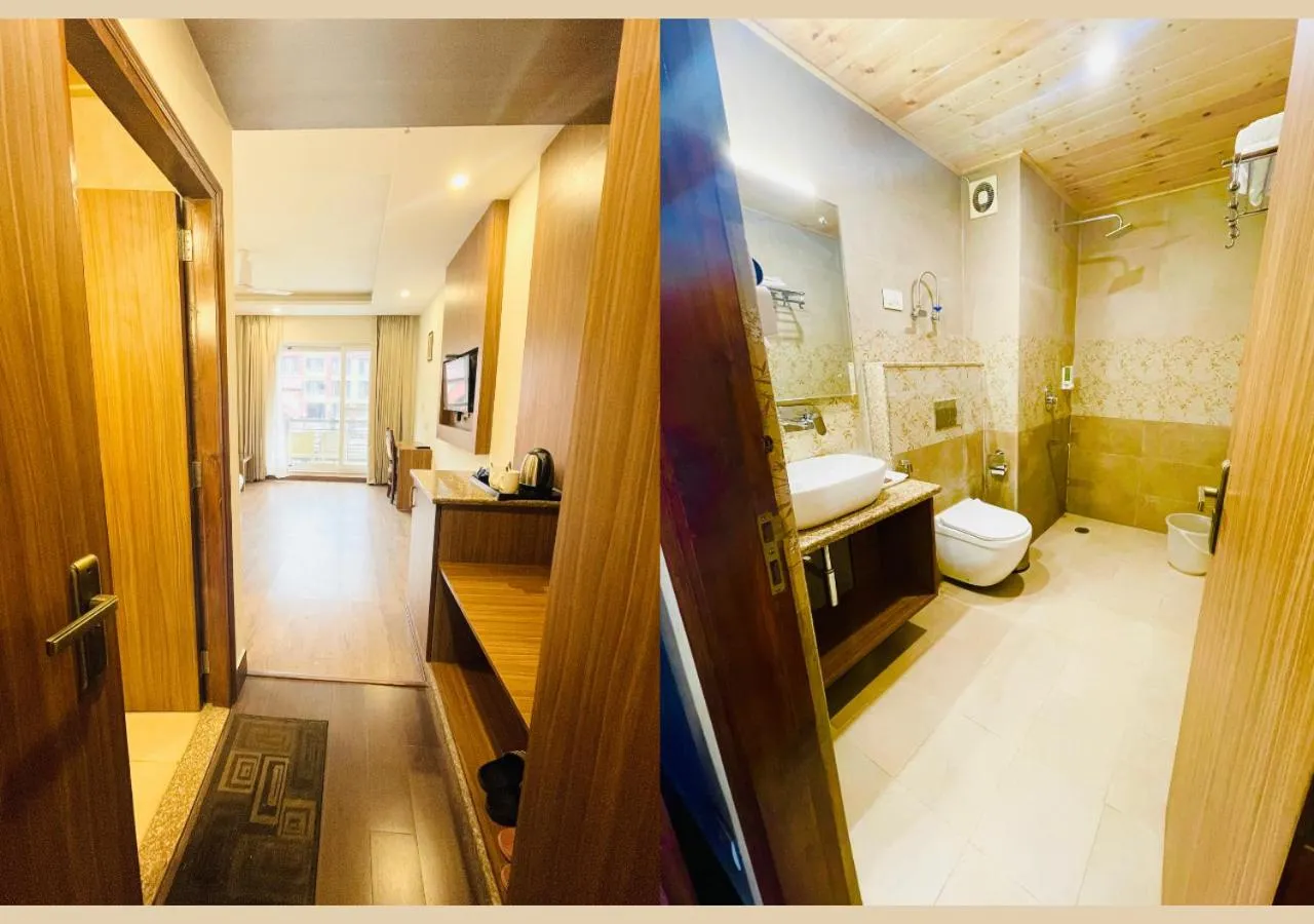 Shower, Bed in Simsa Heights Manali