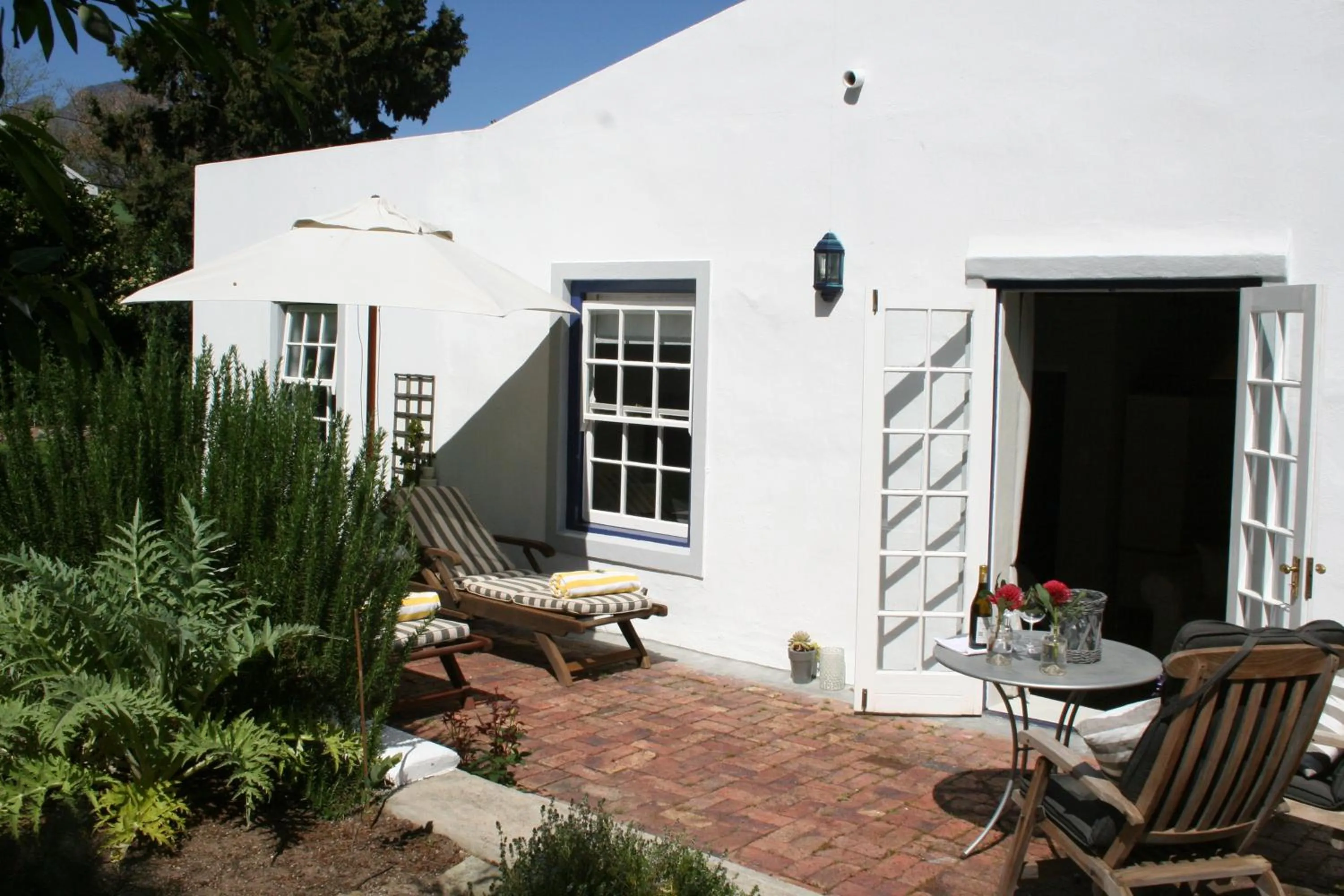 Balcony/Terrace in The Cottage on 55