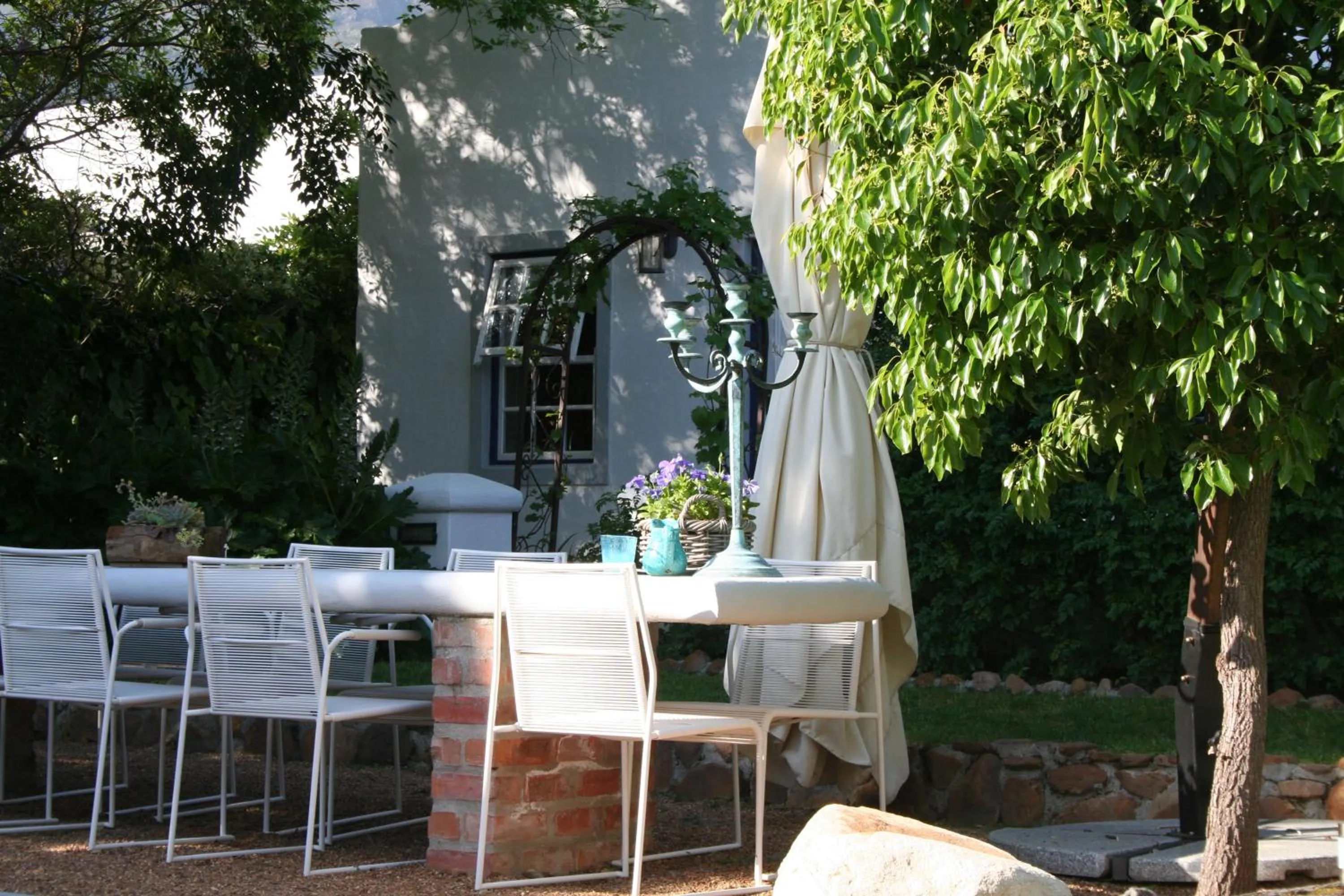 Garden in The Cottage on 55