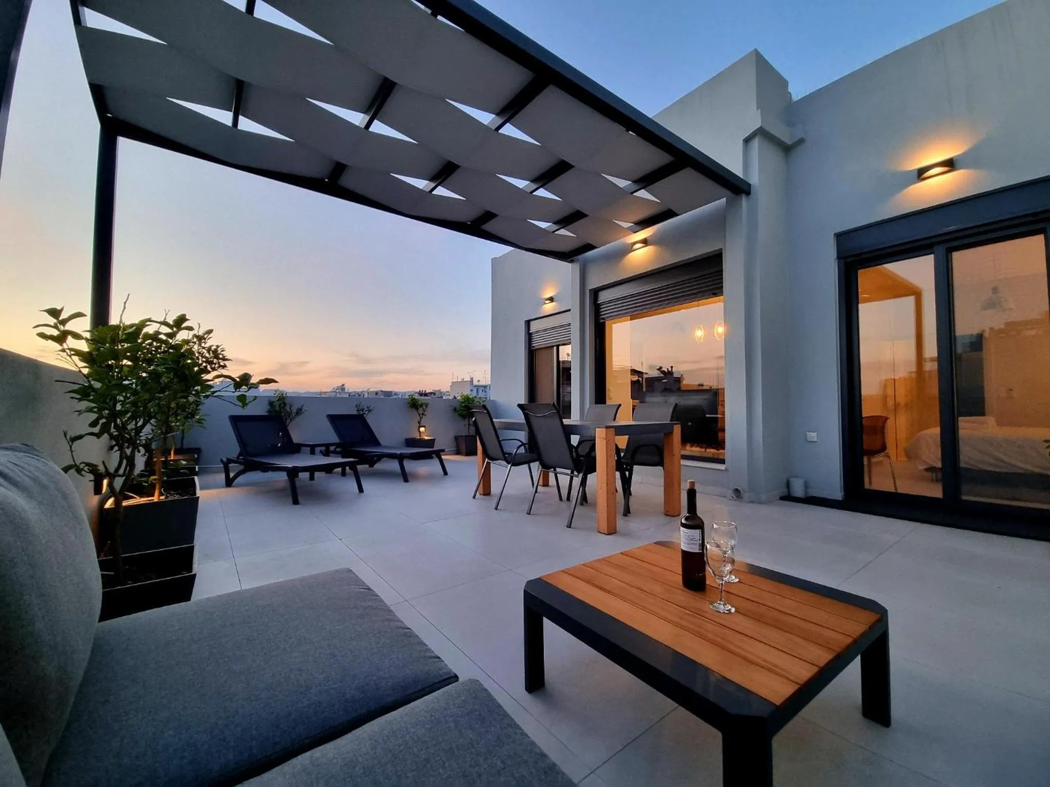 Balcony/Terrace in 10 Apartments & Suites Athens