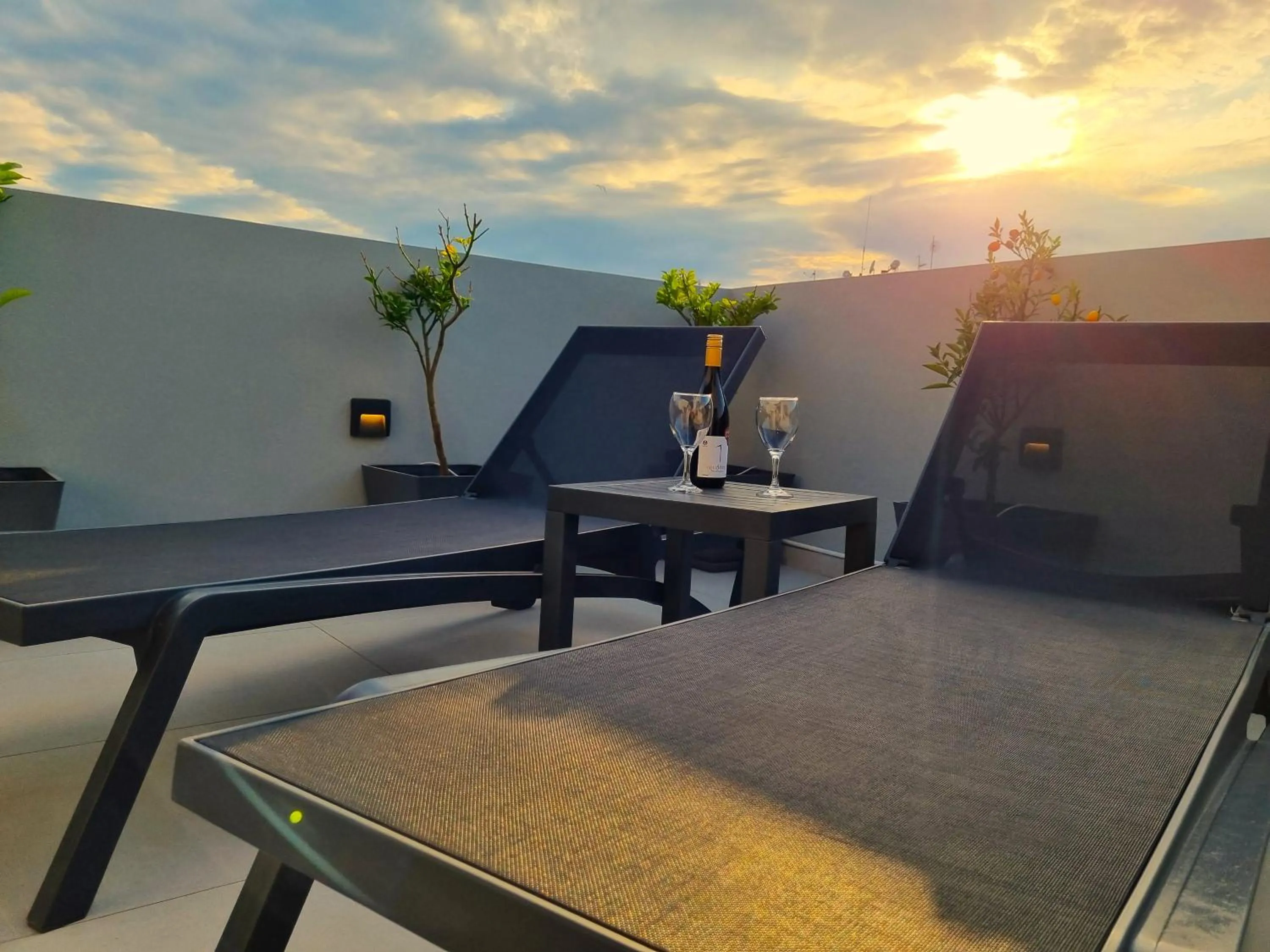 Balcony/Terrace in 10 Apartments & Suites Athens